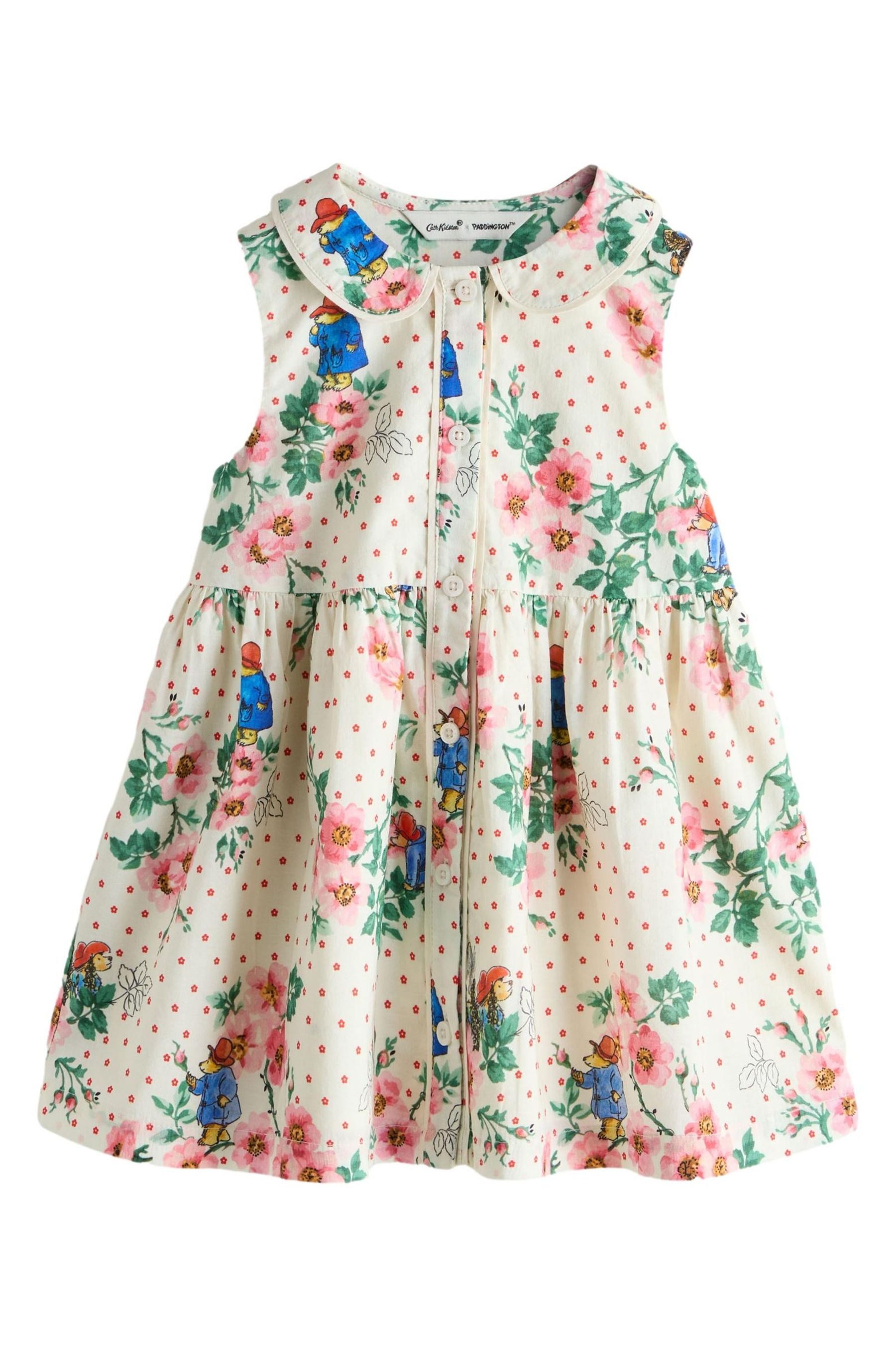 Next Partykleid Kleid aus Baumwolle mit Kragen, Paddington (1-tlg)