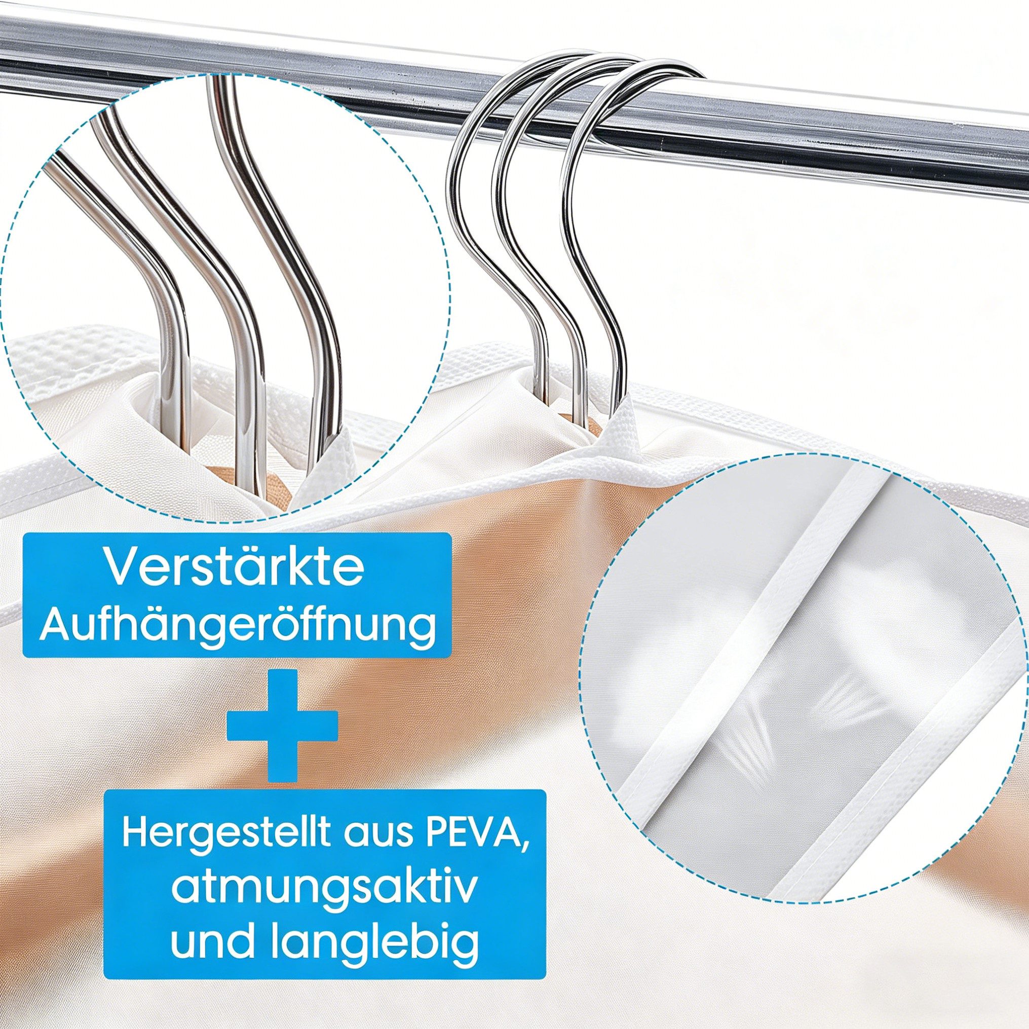 MOPUEA Kleiderschutzhülle Transparenter Kleiderhüllen, Schultercover Schulterabdeckung Schulter (10 St) – Bild 4 von 5