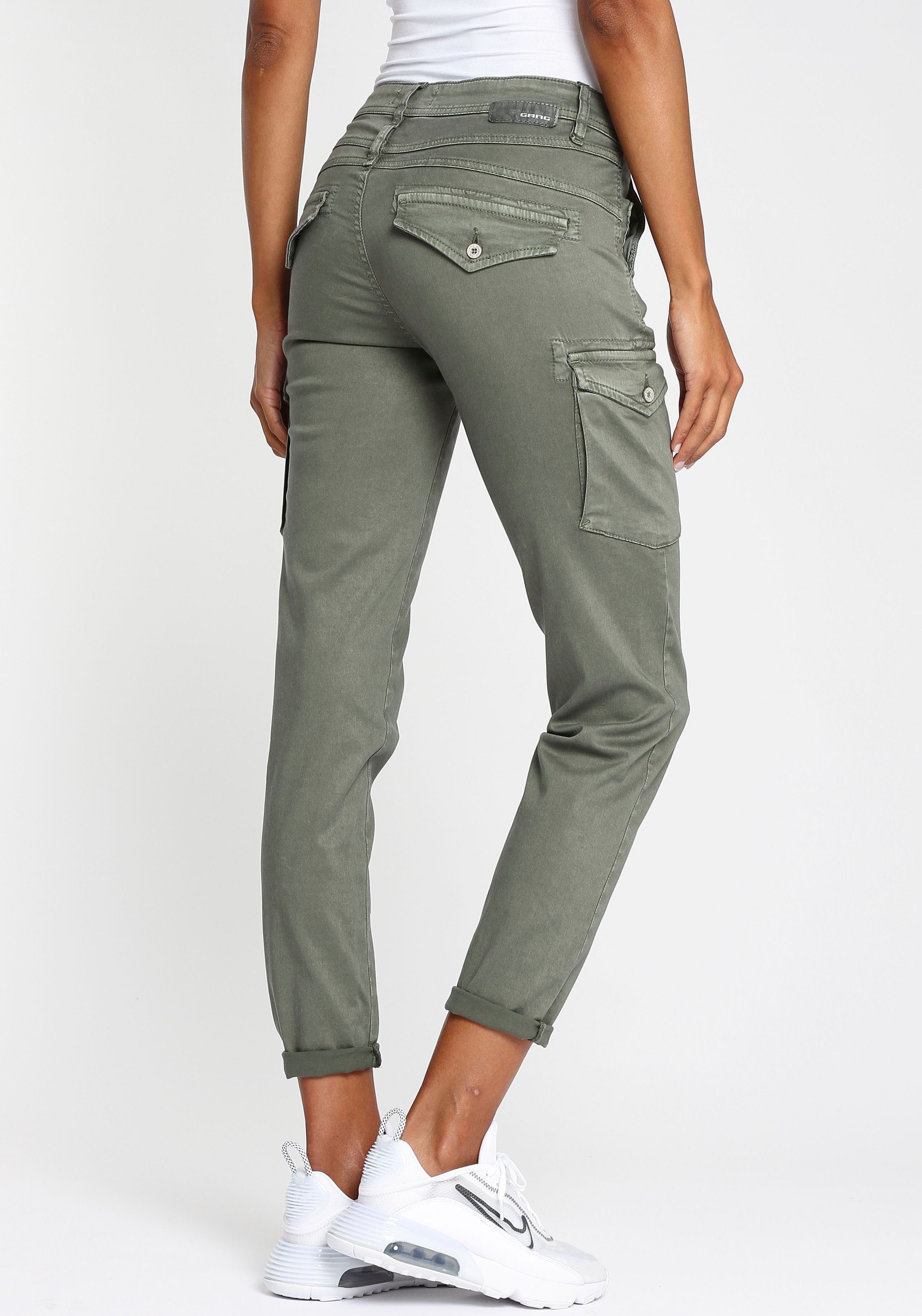 GANG Cargohose 94AMELIE mit aufgesetzten Cargotaschen
