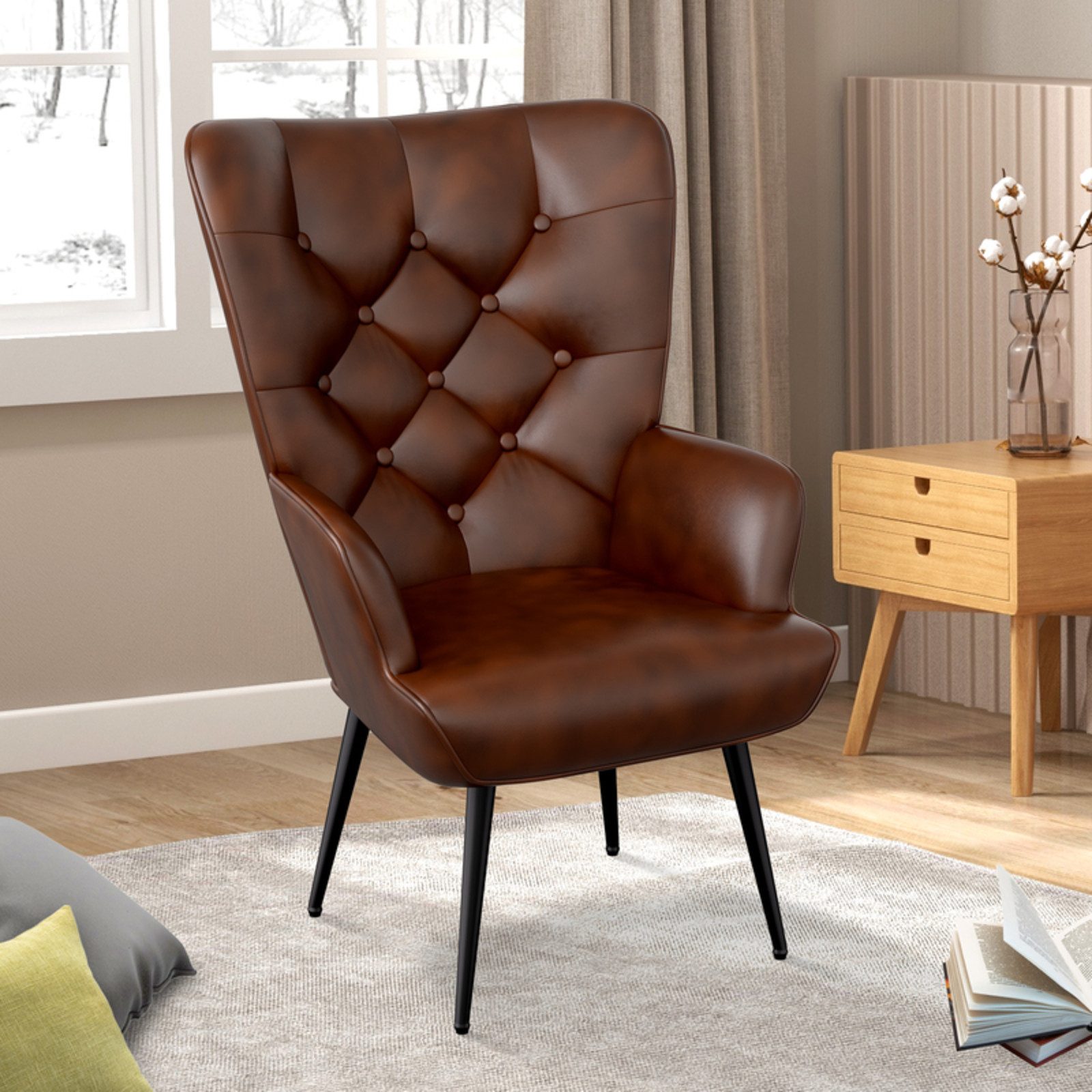 HawthyHome Polsterstuhl Eleganter Polstersessel, Schminktisch Stuhl günstig online kaufen