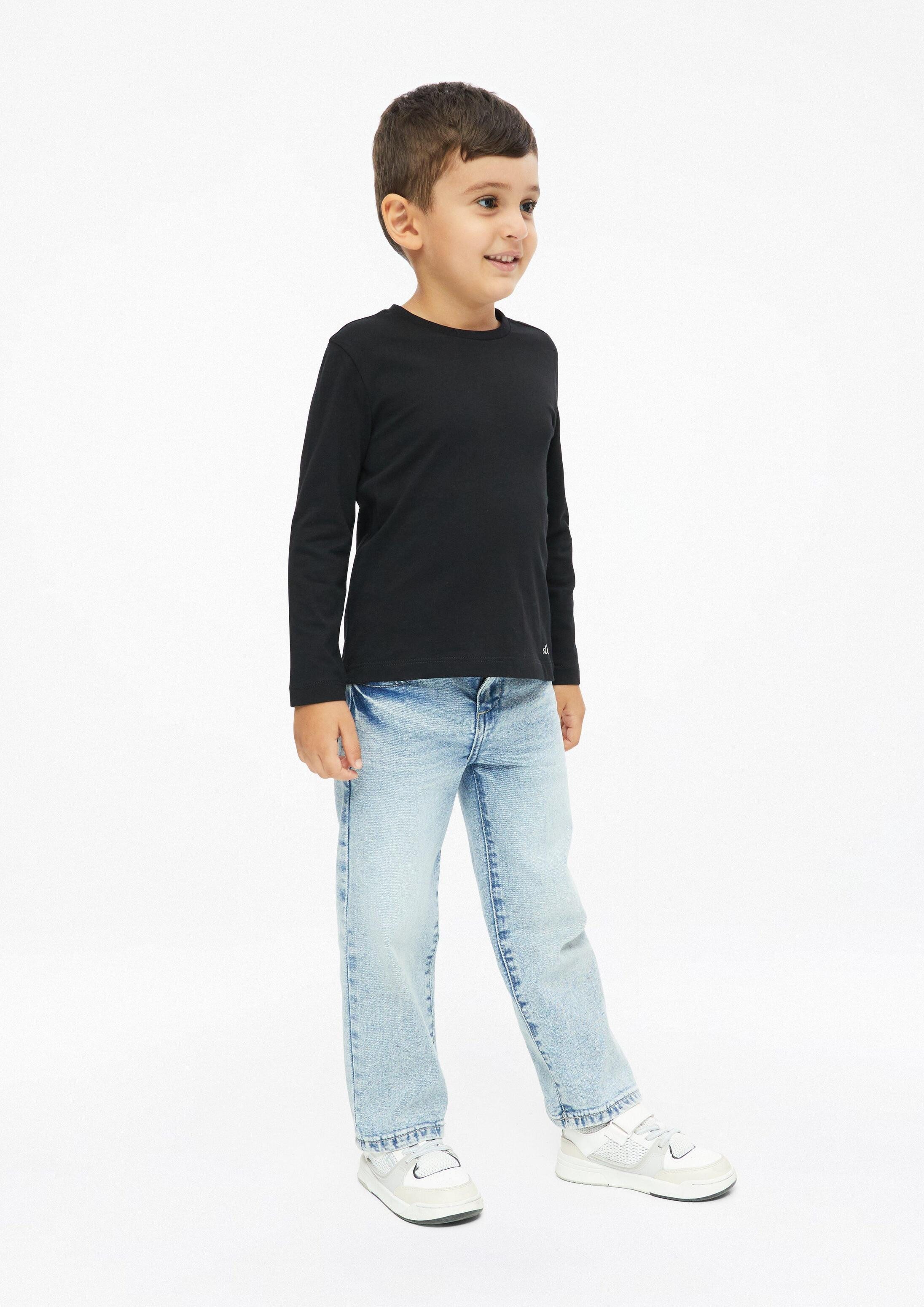 s.Oliver Langarmshirt T-Shirt 2er-Pack unisex Longsleeves aus Baumwolle – Bild 3 von 5