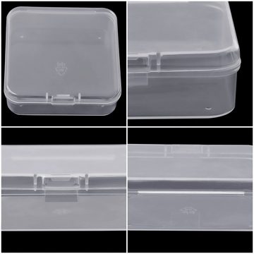 Belle Vous Aufbewahrungsbox 27er Set Aufbewahrungsboxen, 27er Set Transparente Plastikboxen für Bastelzubehör