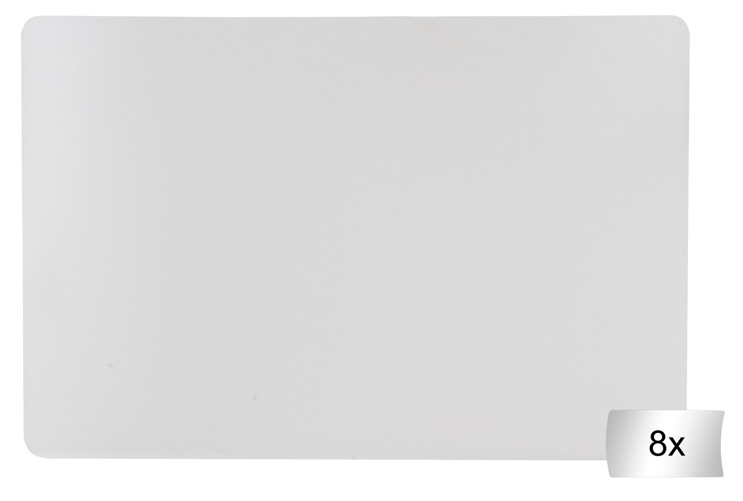 Home4You Platzset Tischset 8-teilig, 45 x 30 cm, Halbtransparent, Polypropy günstig online kaufen