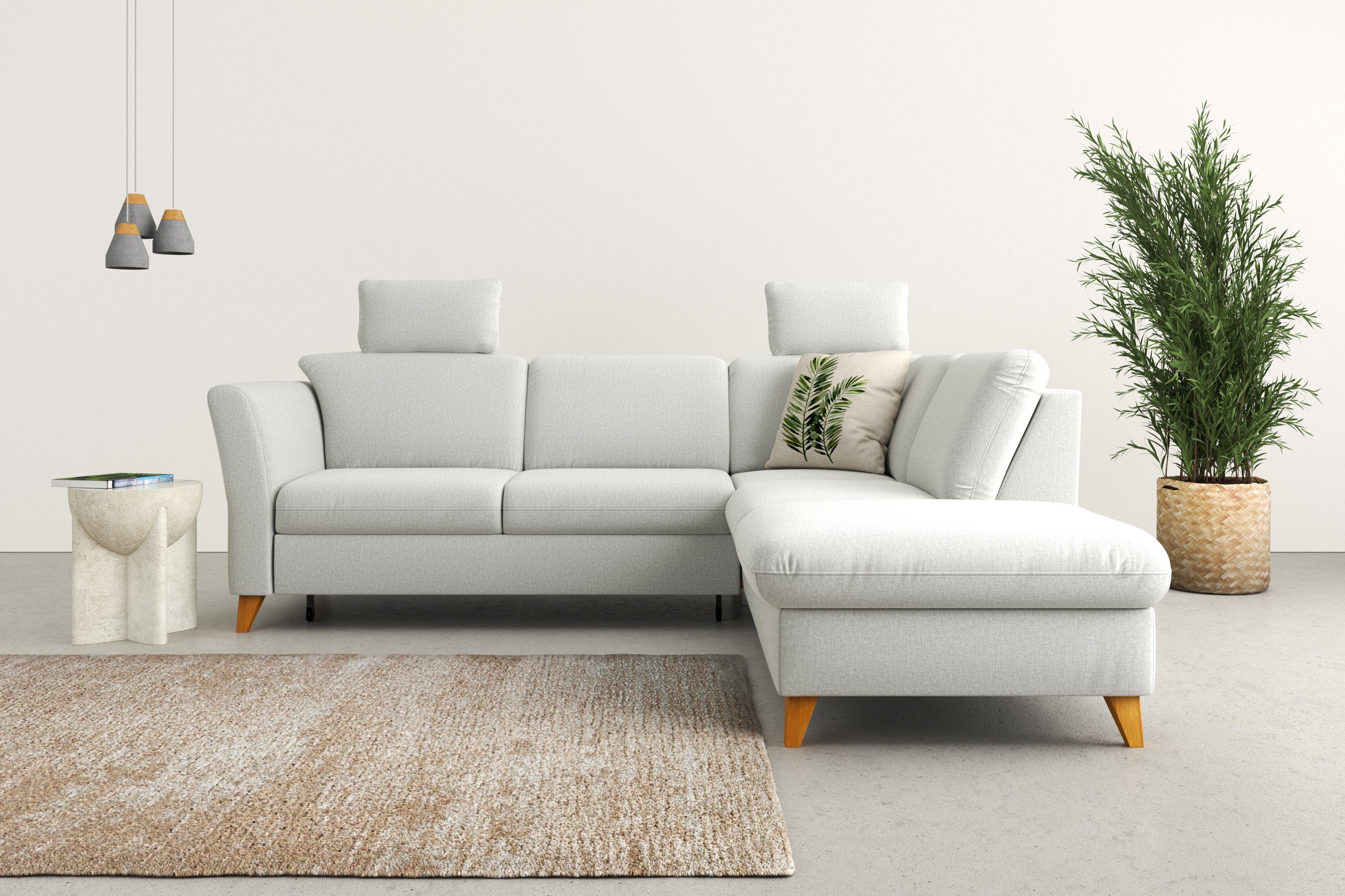 Home affaire Ecksofa Trelleborg L-Form, Federkern-Polsterung, günstig online kaufen