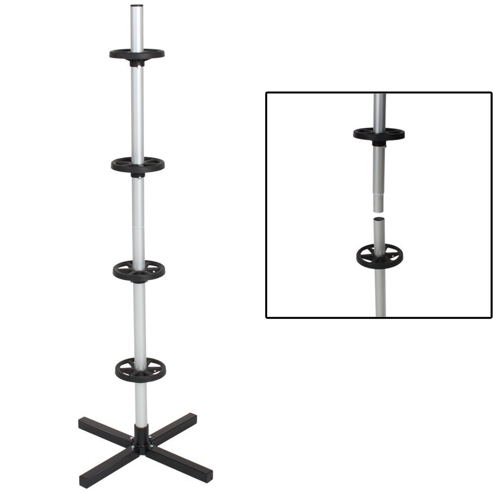 tectake rim tree tire stand, aluminum tire stand