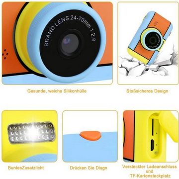 Gontence Spielzeug-Kamera Digitalkamera für Kinder,16 MP 1080p HD Digital Camcorder Kinderkamera, (Kameragurte werden in zufälligen Farben geliefert)