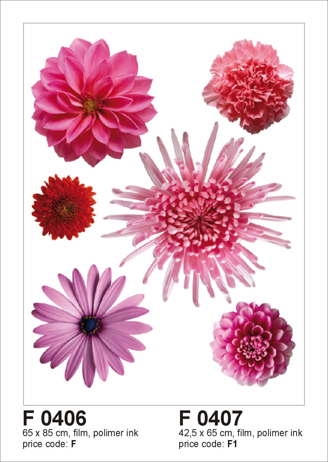 Sanders & Sanders Wandtattoo Blumen