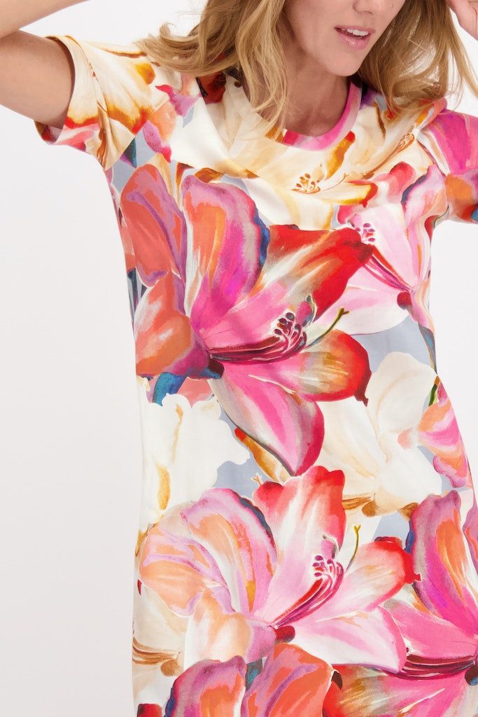 Monari Strandkleid Breites Saumbündchen für sportiven Look