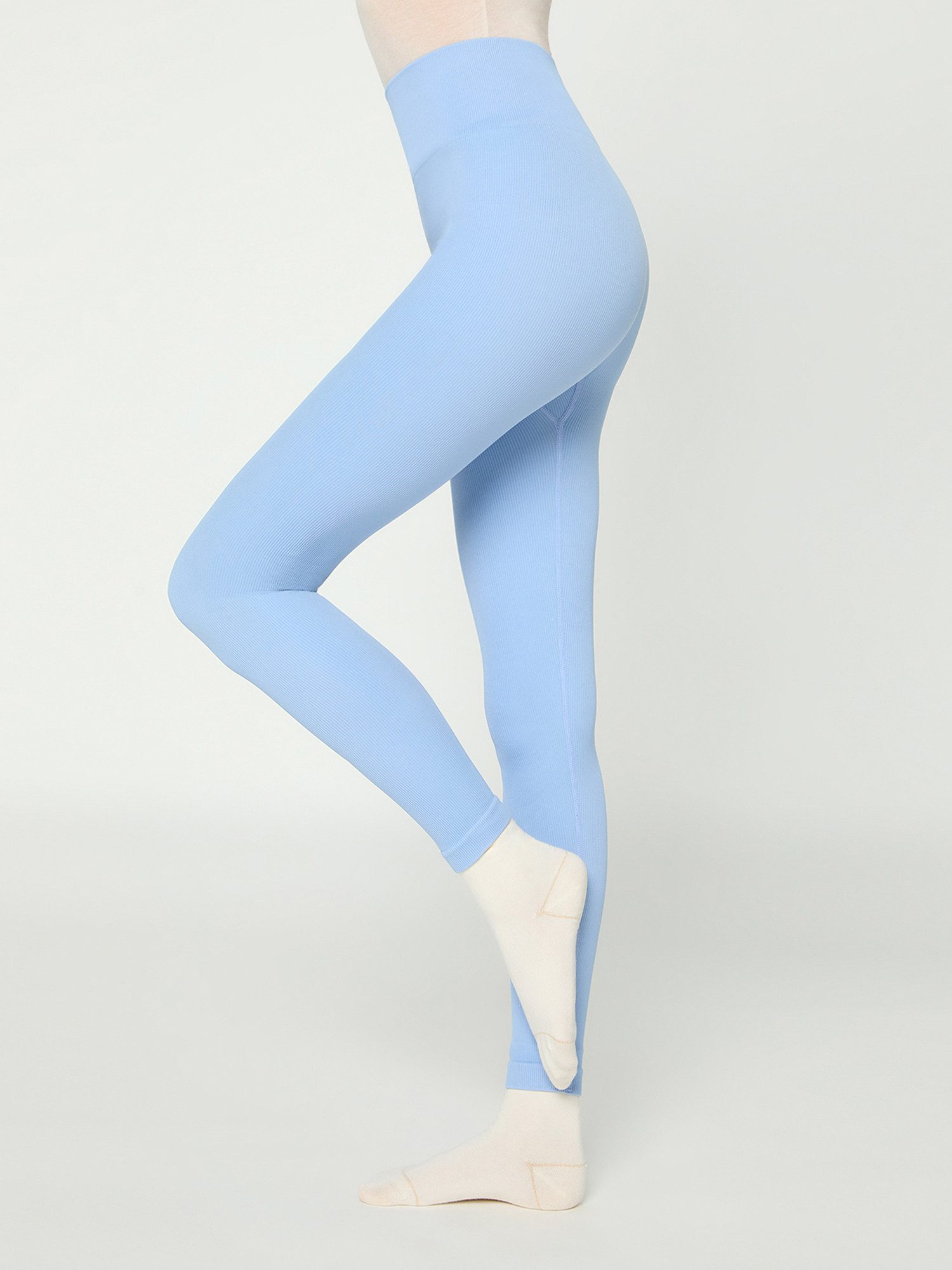 Nur Die Leggings Ripp-Optik Relax & Go Tights, Stretchhose, Sportleggings