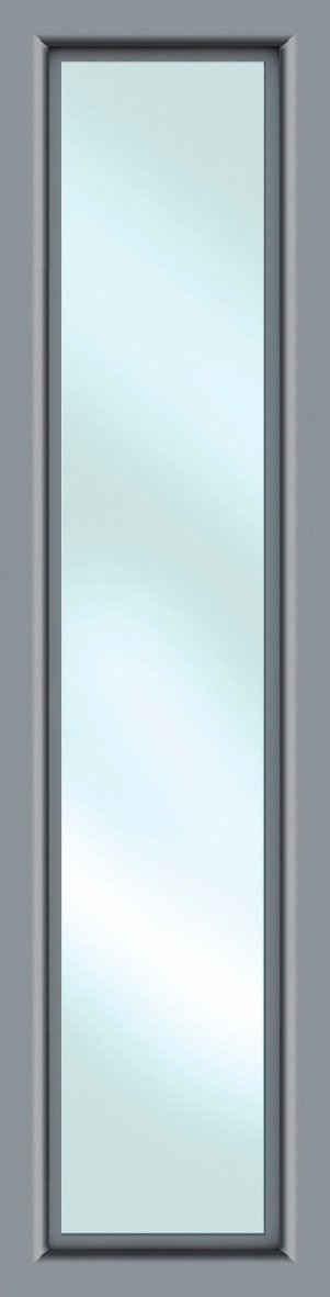 KM Zaun Türseitenteil »S01«, BxH: 60x208 cm, für Alu-Haustür, grau