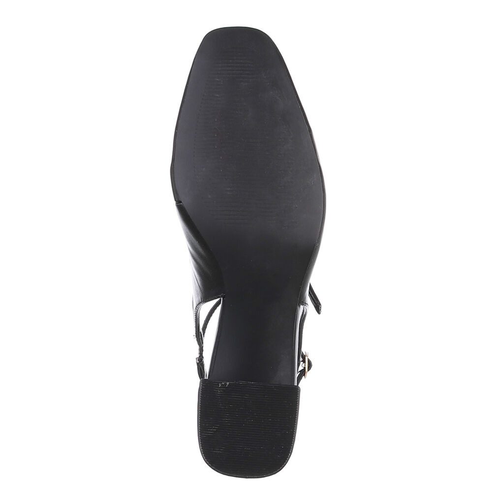 Ital-Design Elegante Pumps für höchsten Komfort und Stil Schnürpumps (89091980) Blockabsatz Pumps in Schwarz