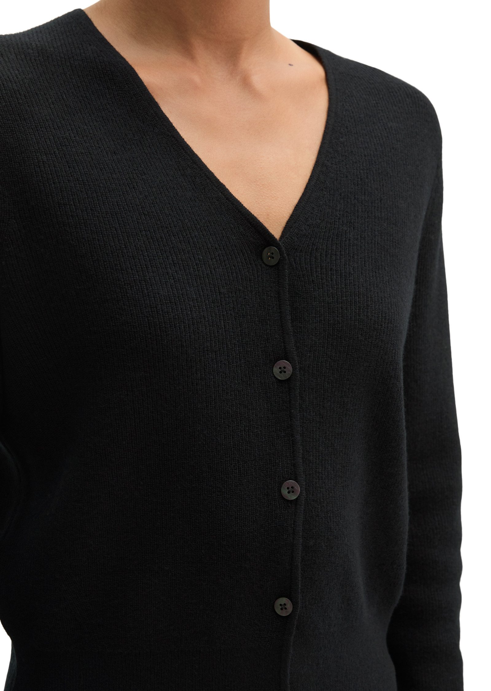 Marc O'Polo Cardigan aus softem Schurwolle-Mix – Bild 4 von 5