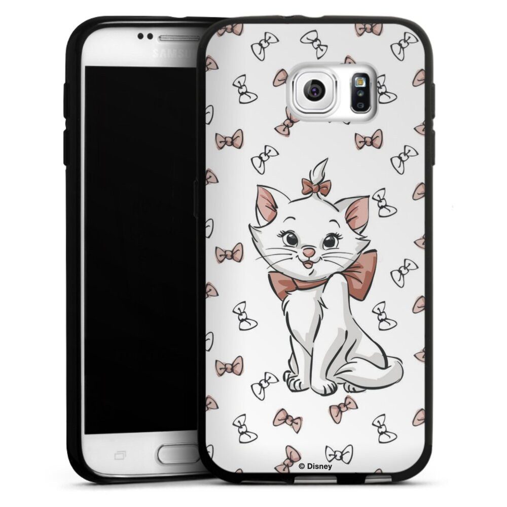 DeinDesign Handyhülle Aristocats Marie Disney Katze Marie Shy, Samsung Galaxy S6 Silikon Hülle Bumper Case Handy Schutzhülle