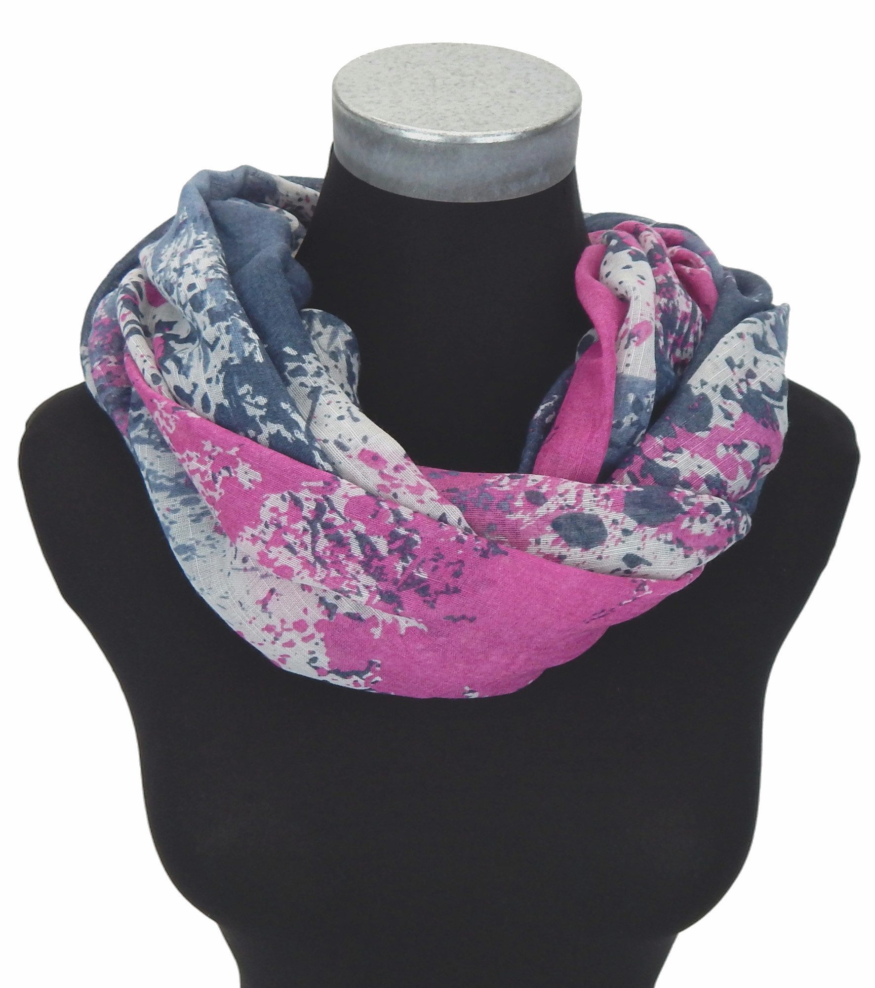 Ella Jonte Loop, 4 Farben Grün Orange Pink Blau bunt mit Airbrush Muster günstig online kaufen