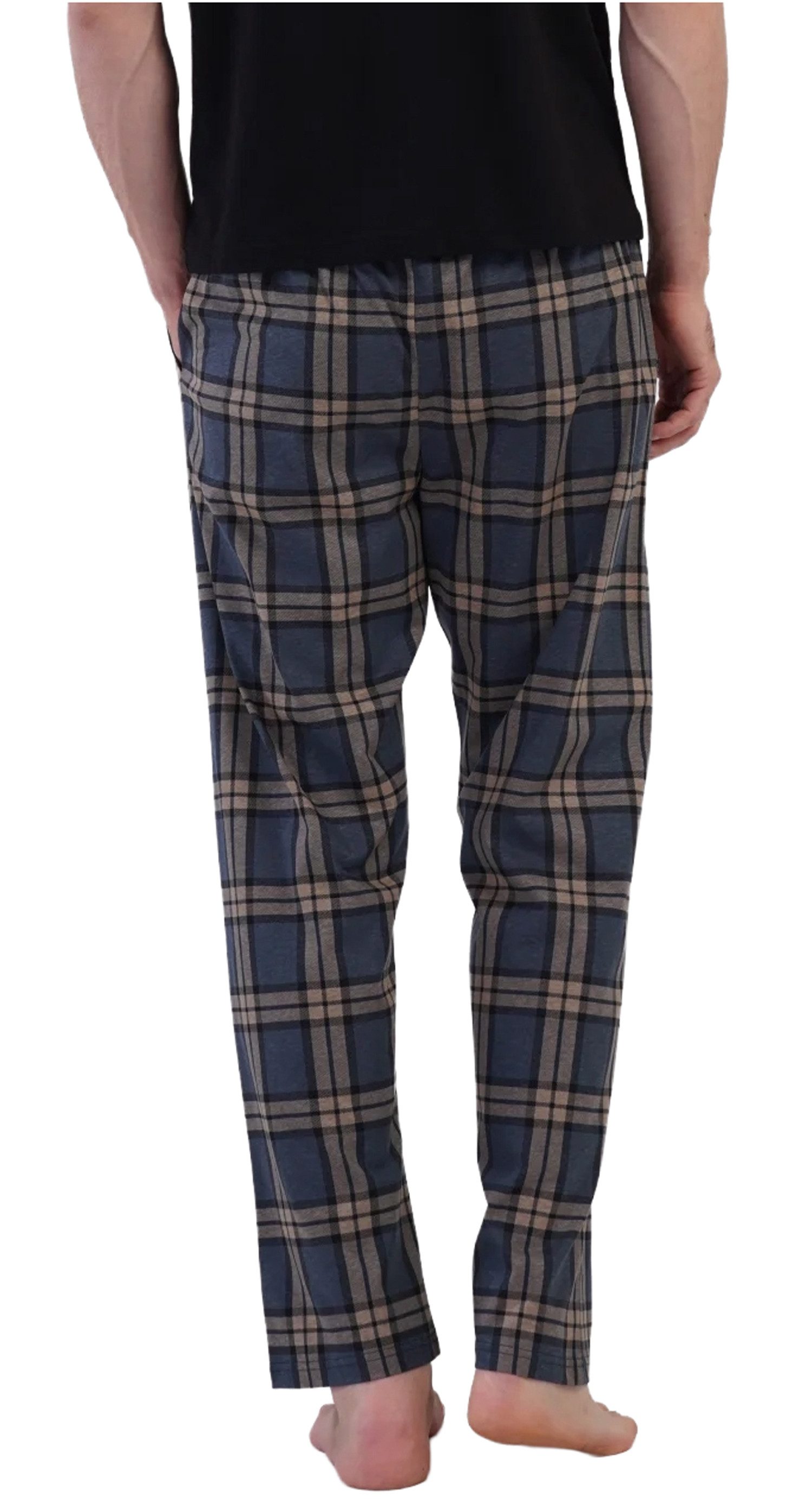 Vienetta Pyjamahose Man (1-tlg., 1-teilig) Herren Schlafhose lang Relaxhose günstig online kaufen