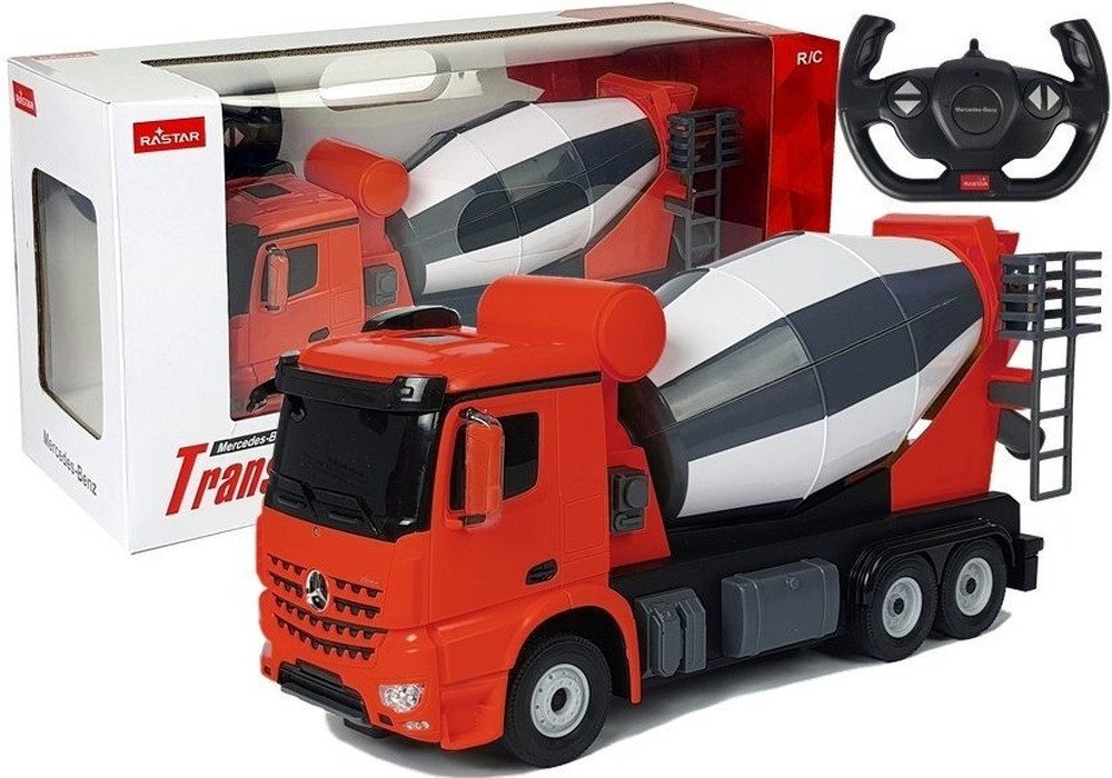 Jamara RC-LKW Auto RC Mercedes-Benz Arocs Rastar 1:14 Rot