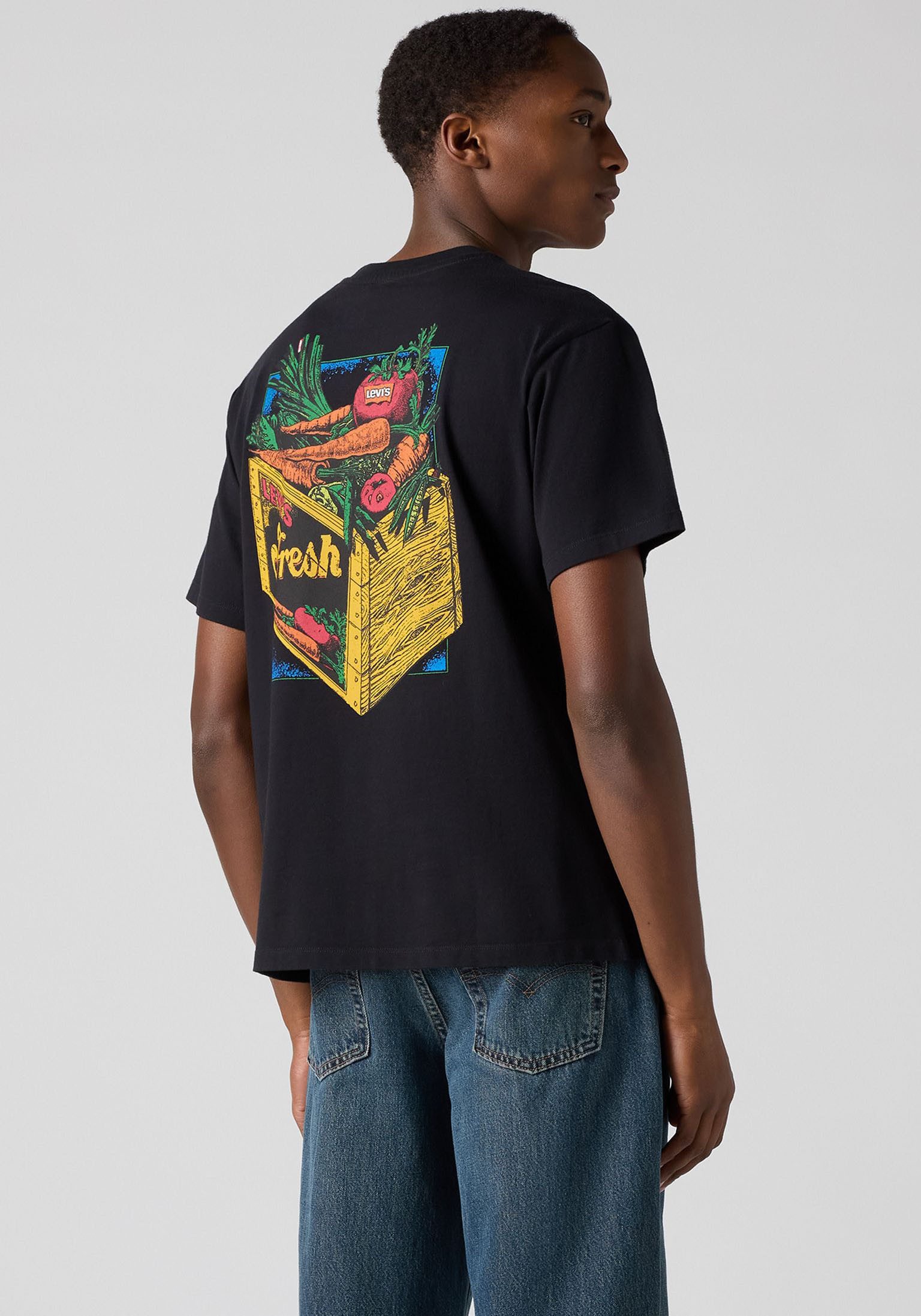 Levi's® T-Shirt SEVINTAGE mit Logo-Aufnäher auf der Brust