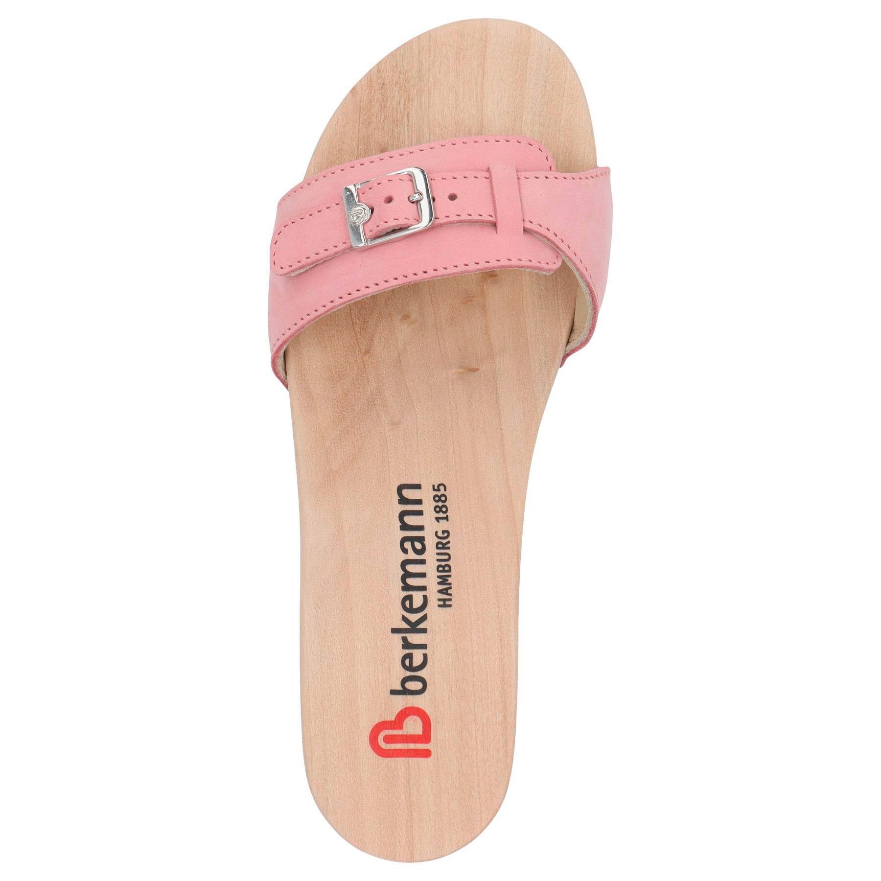 BERKEMANN Berkemann Erwachsene Holz Peggy Pantolette Leder Pantolette