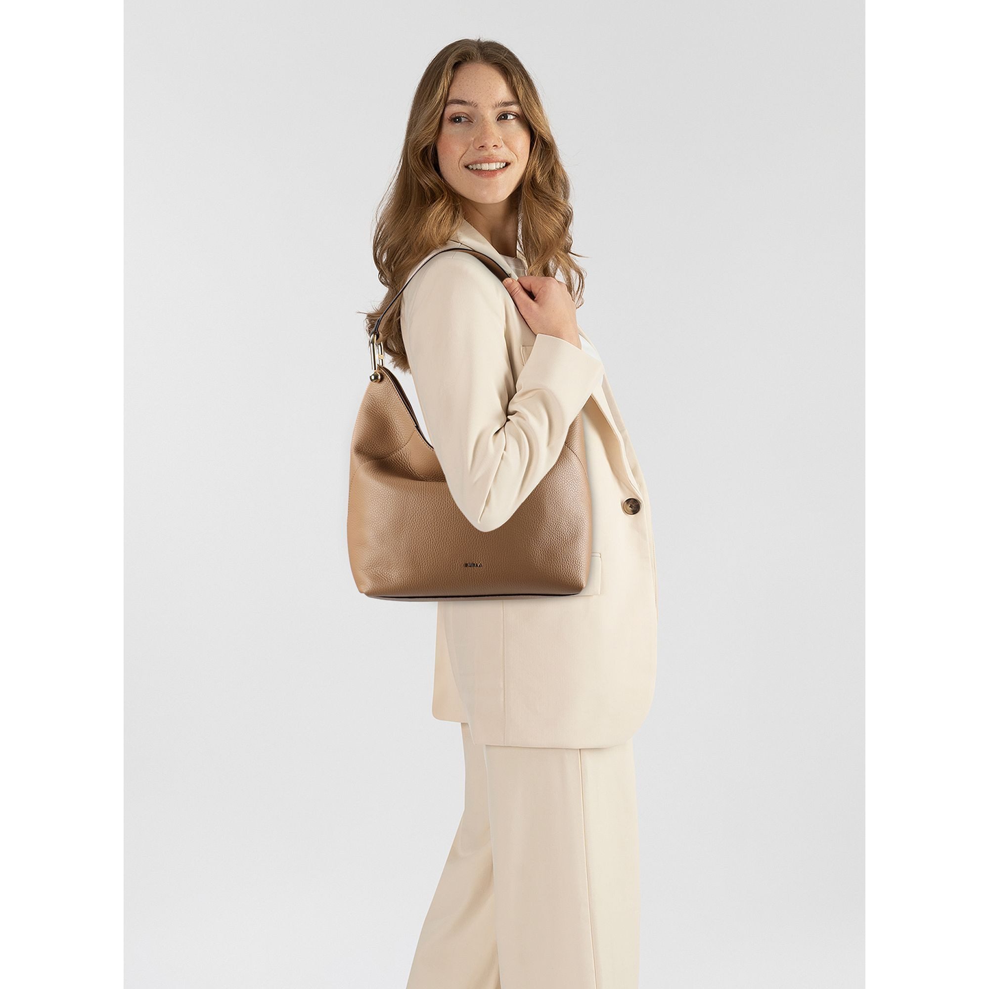 Furla Schultertasche Lara, Leder