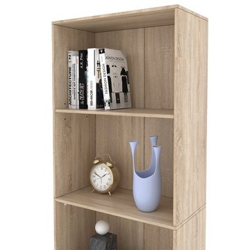 Livinity® Bücherregal Wohnzimmerregal BOB Sonoma