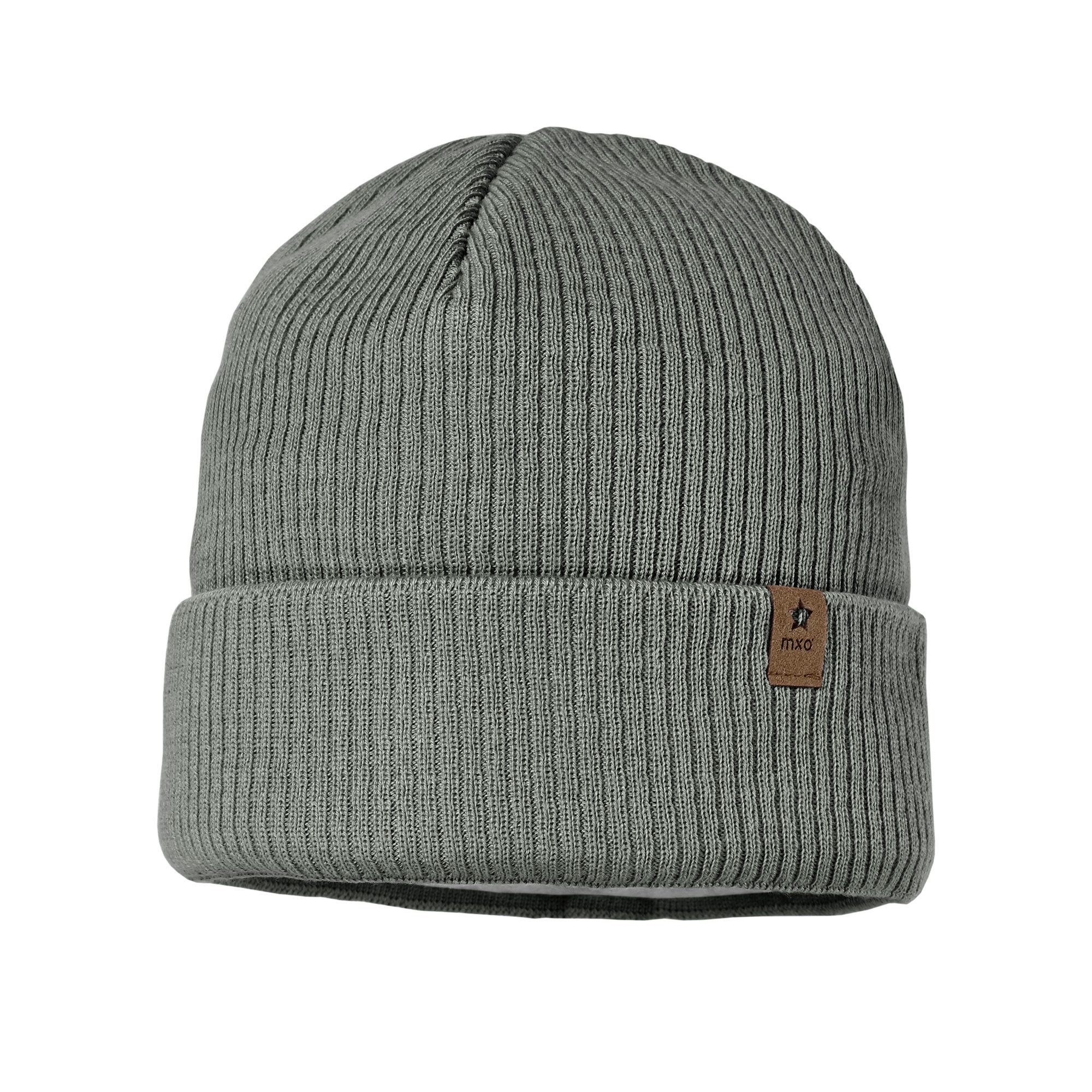 MAXIMO Beanie aus Baumwolle, wärmend, gefüttert, unifarben