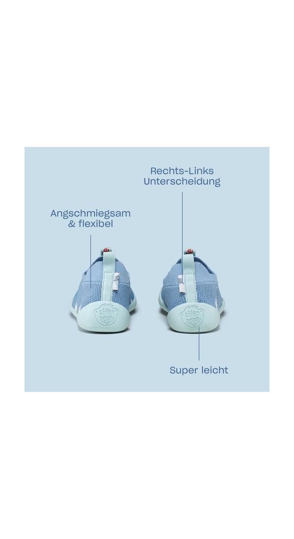 Affenzahn Knit Flinky Hausschuh nach Barfußschuhprinzip