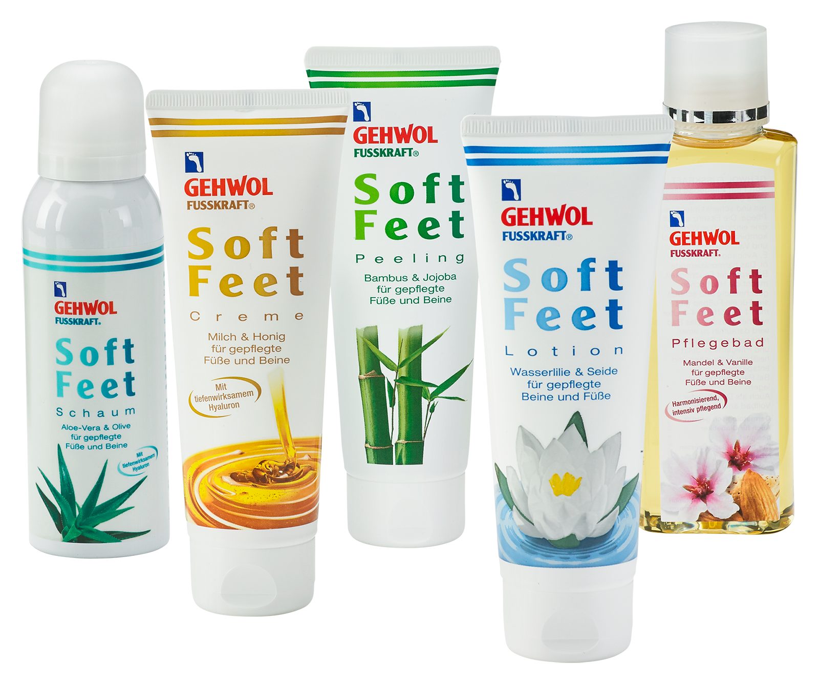 Gehwol Fußschaum GEHWOL FUSSKRAFT *Soft Feet Schaum* Fusschaum Aloe-Vera&Olive