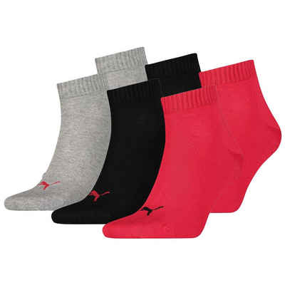 PUMA Kurzsocken Unisex Socken, 6er Pack - Quarter, Sneaker