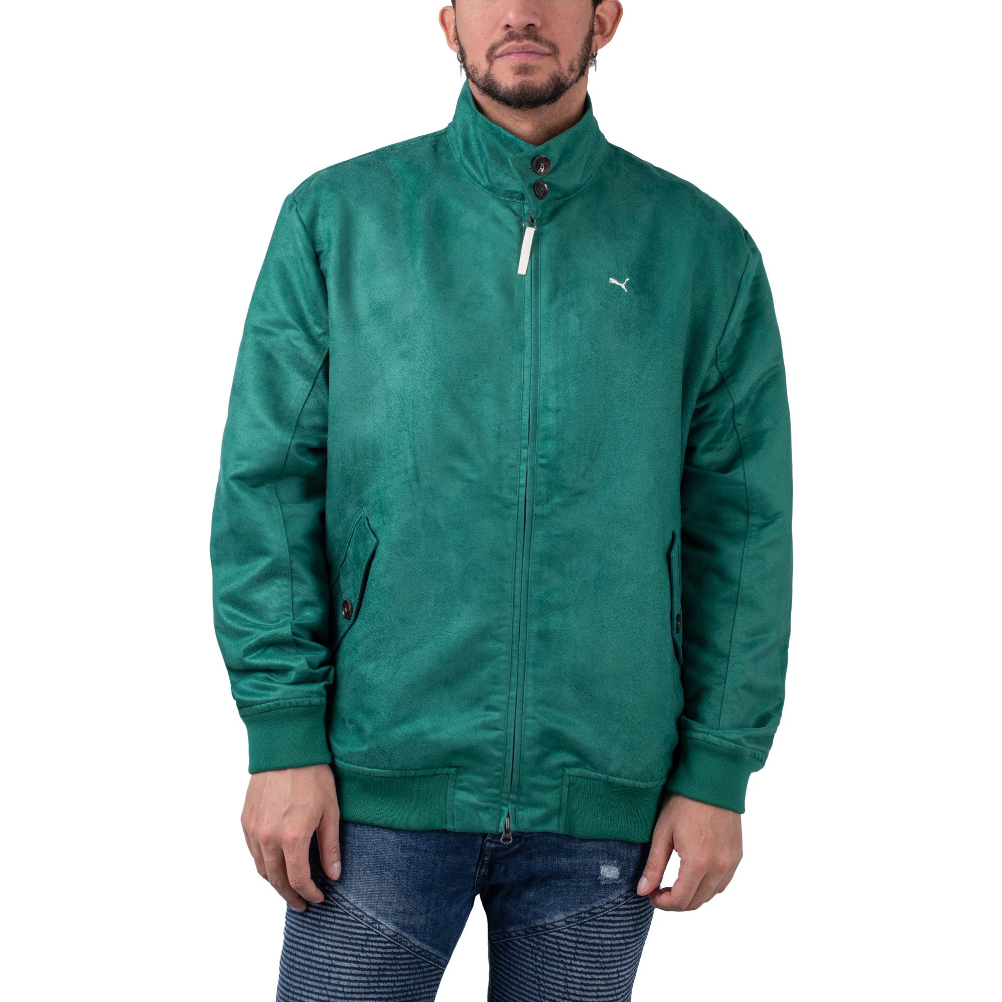 PUMA Collegejacke Puma MMQ Fast Green Harrington Jacket