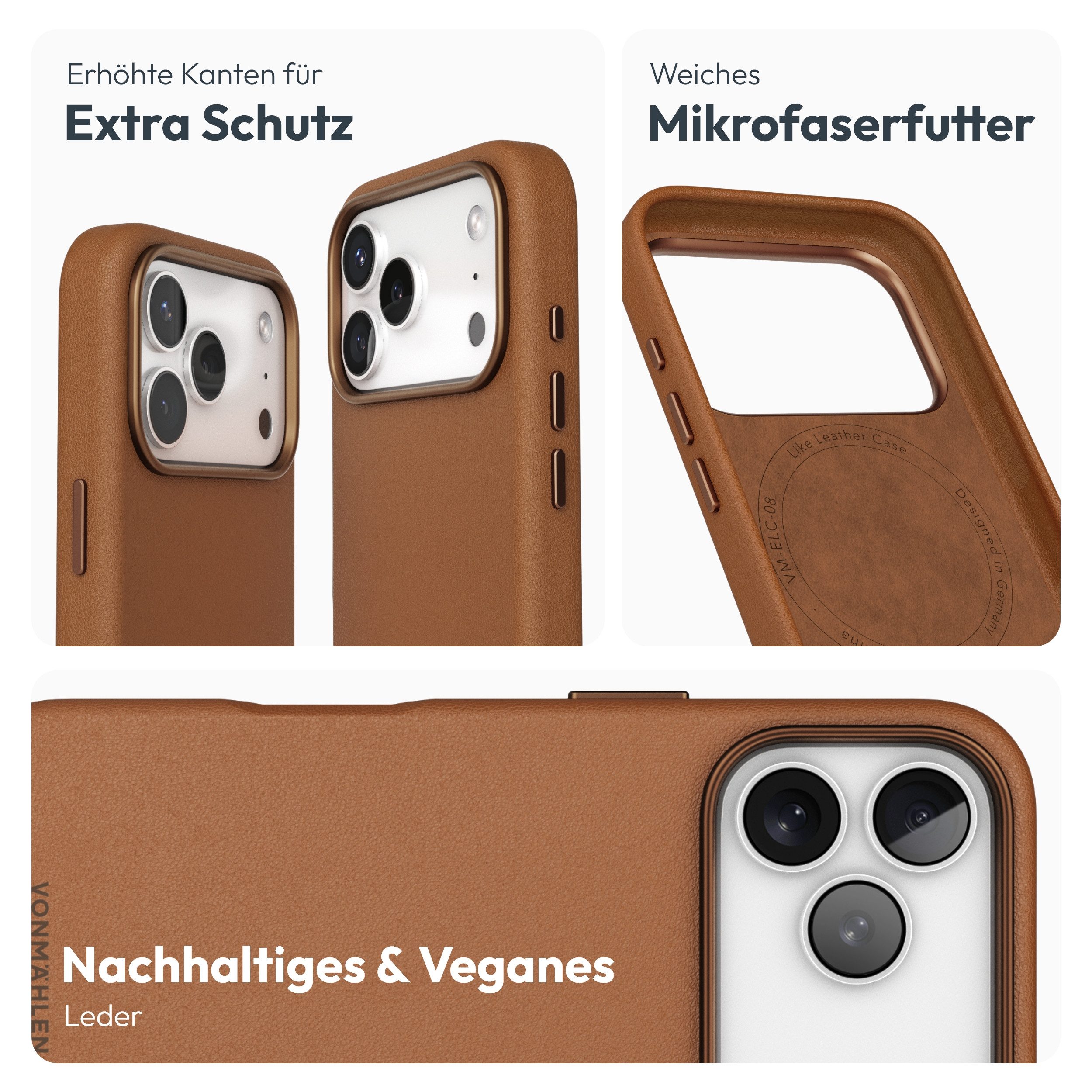 VONMÄHLEN Handyhülle Like Leather Case