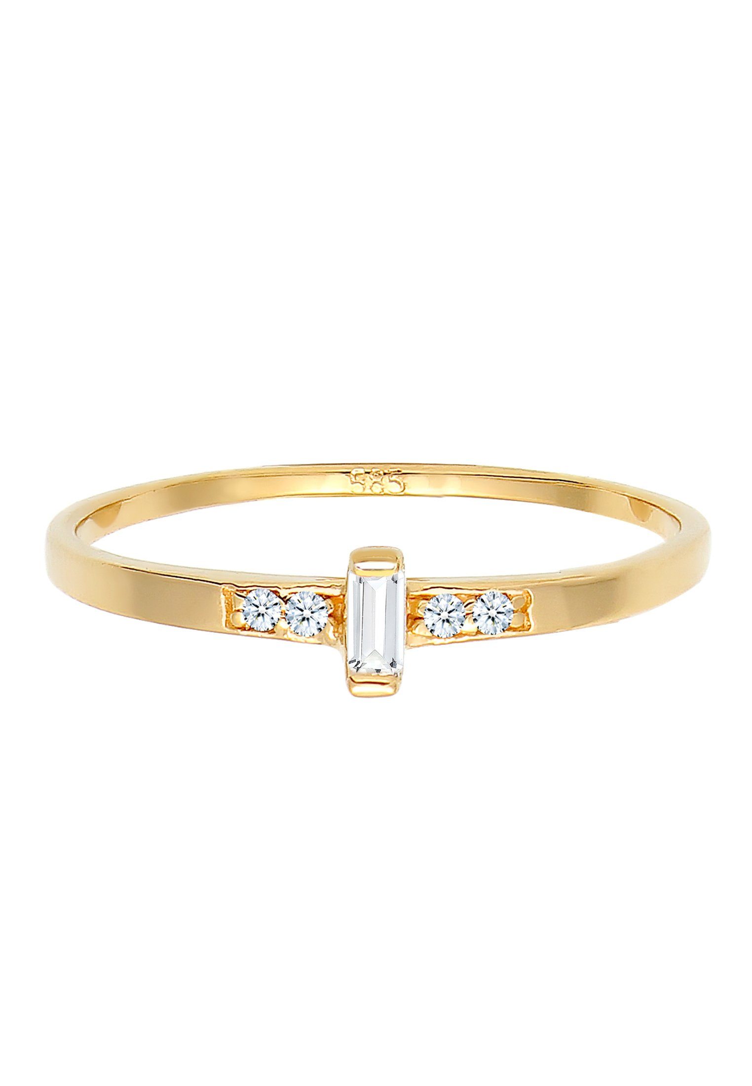 Elli DIAMONDS Verlobungsring Verlobung Topas Diamant (0.02 ct) 585 Gelbgold günstig online kaufen