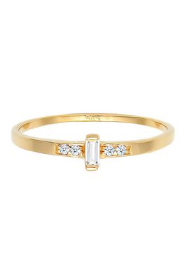 Elli DIAMONDS Verlobungsring Verlobung Topas Diamant (0.02 ct) 585 Gelbgold