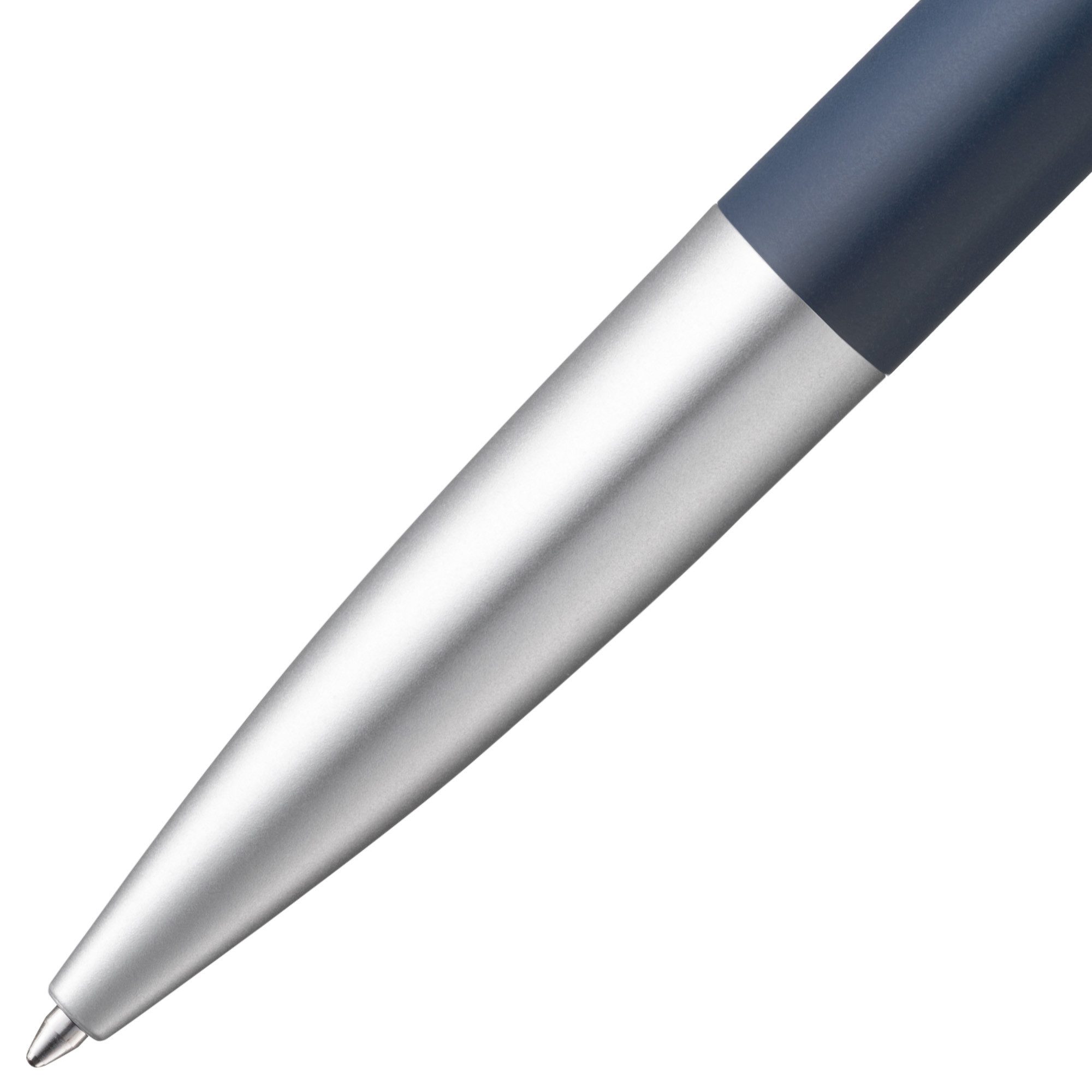 LAMY Kugelschreiber LAMY noto blue-silver Kugelschreiber Griff Alu Gehäuse leicht Großraum