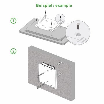 conecto conecto VESA Schraubenset 64 Teilig für TV Fernseher Halter Halterung TV-Wandhalterung