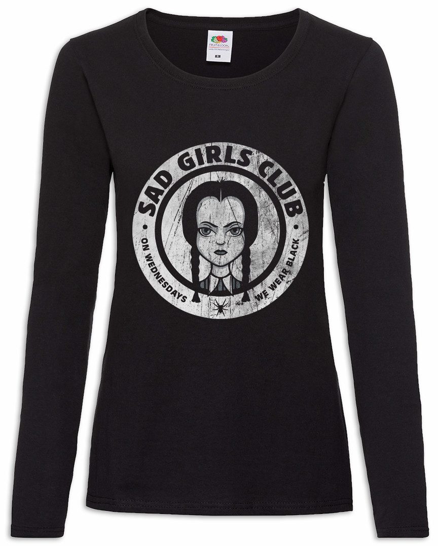 Langarmshirt Sad Girls Club Damen Langarmshirt Thing Family Charles Gomez Morticia