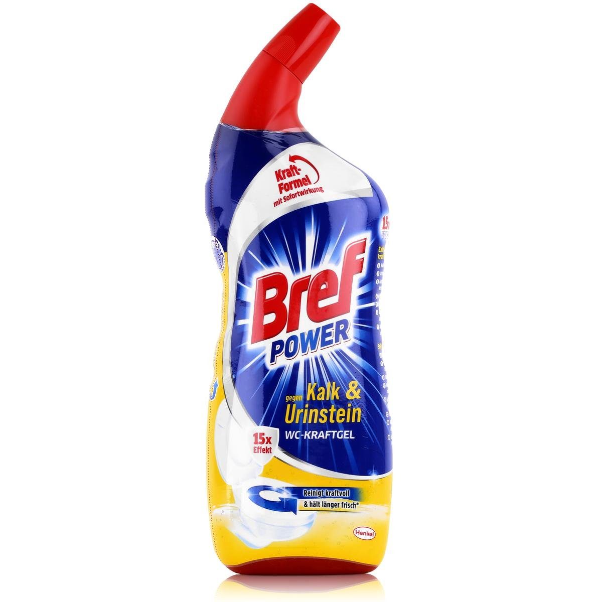 Bref Power Bref Power WC-Kraftgel Pack) Kalk (1er & 750ml WC-Reiniger Urinstein gegen