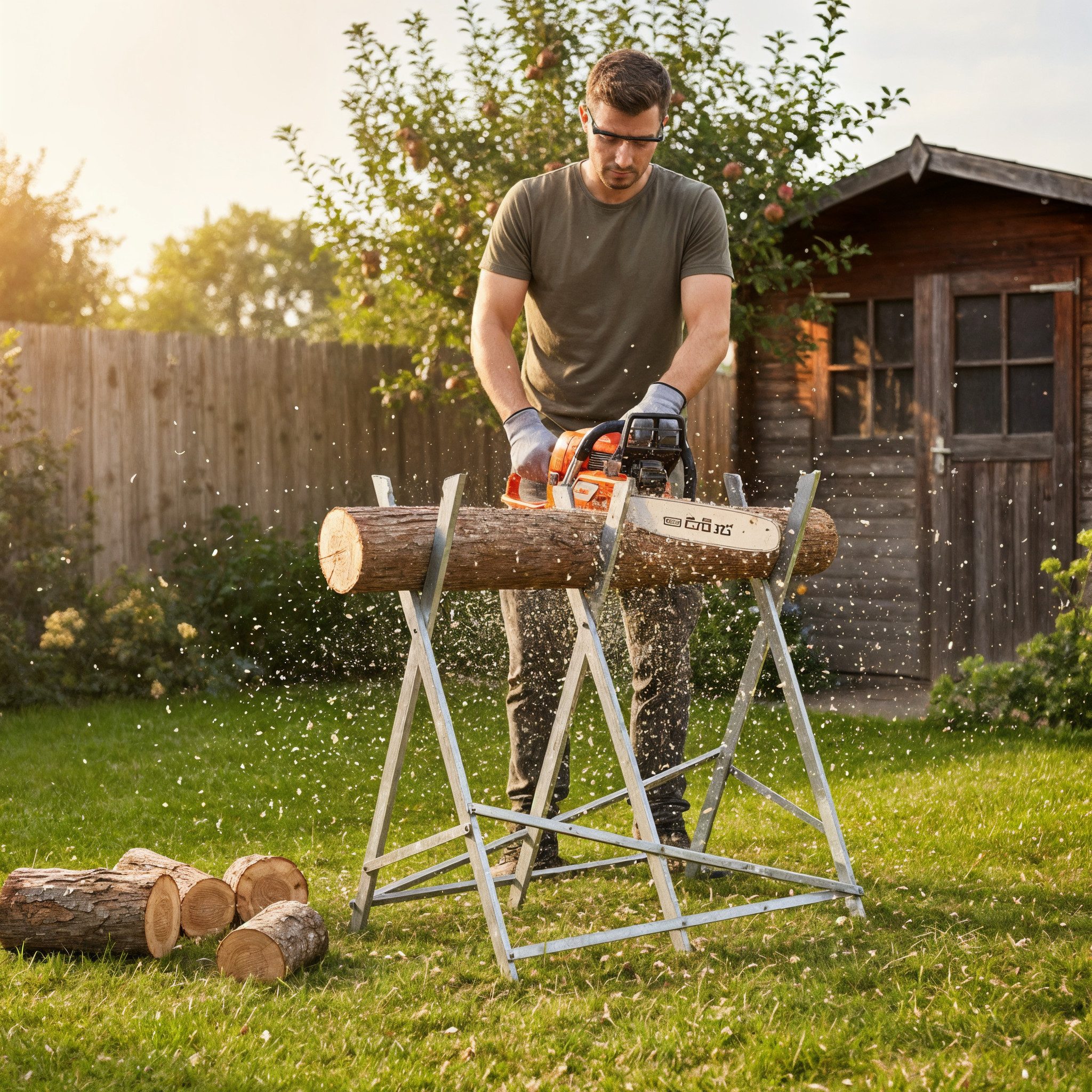 Hecht Benzin-Kettensäge 2,35 kW / 3,2 PS, 56 cm³, 5,6 kg, 45 cm Schwertläng günstig online kaufen