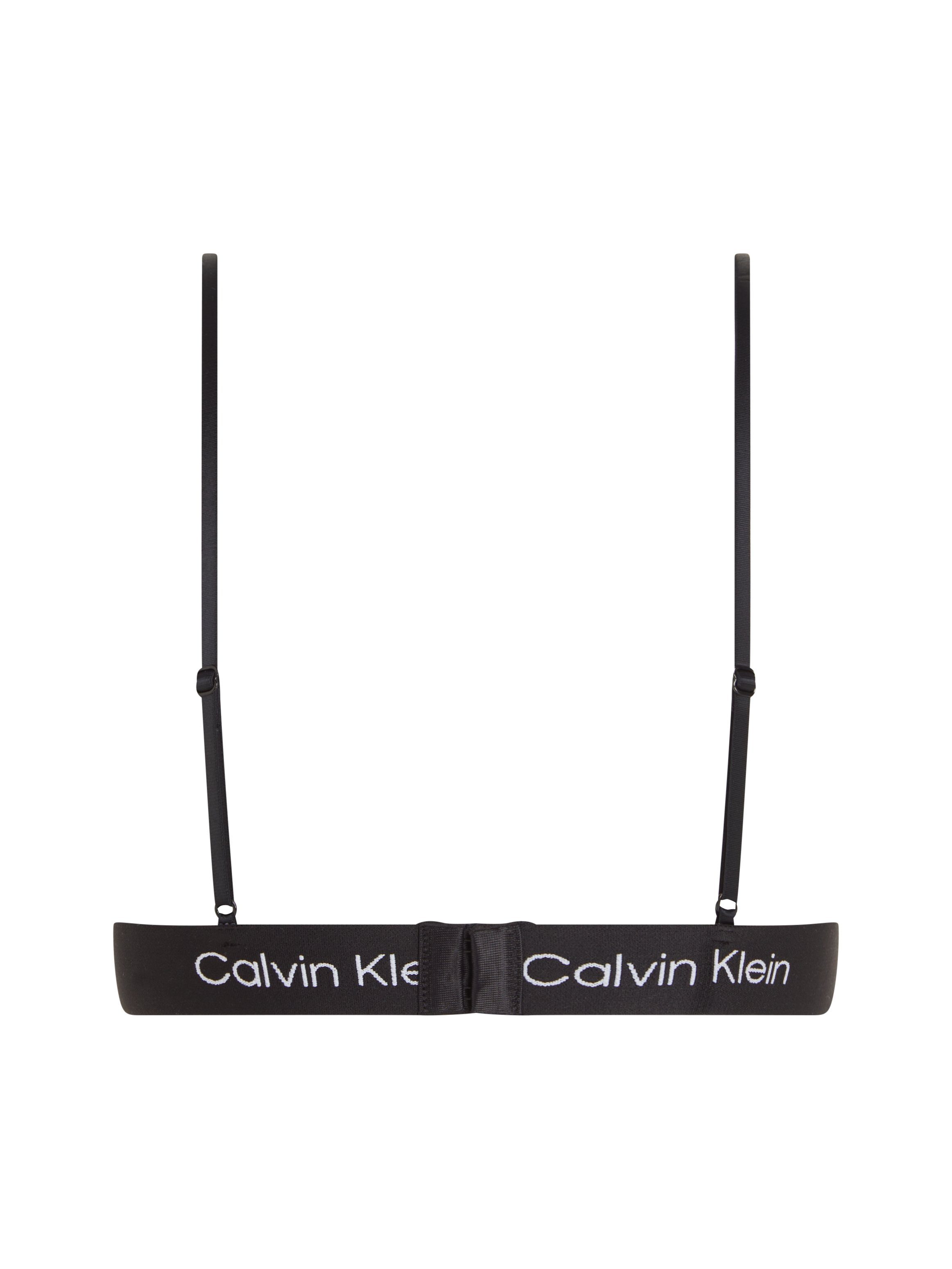 Unterband BLACK TRIANGLE auf Underwear Klein dem UNLINED Calvin Logoschriftzügen mit Triangel-BH