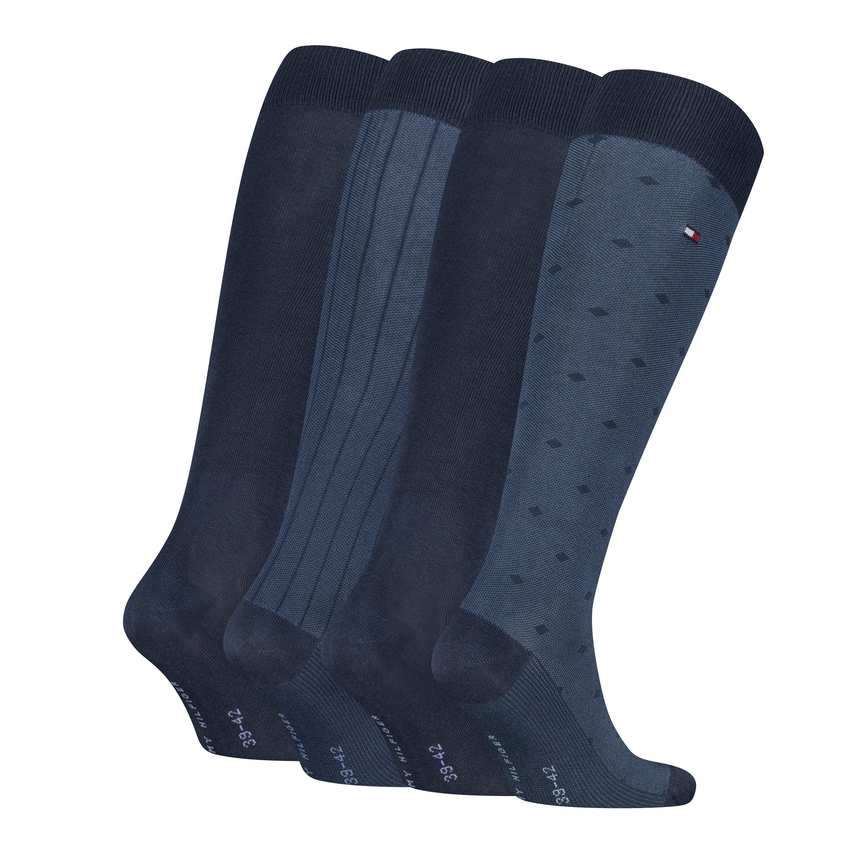 Tommy Hilfiger Kniestrümpfe (4 Paar) mit Geschenkbox – Bild 3 von 3