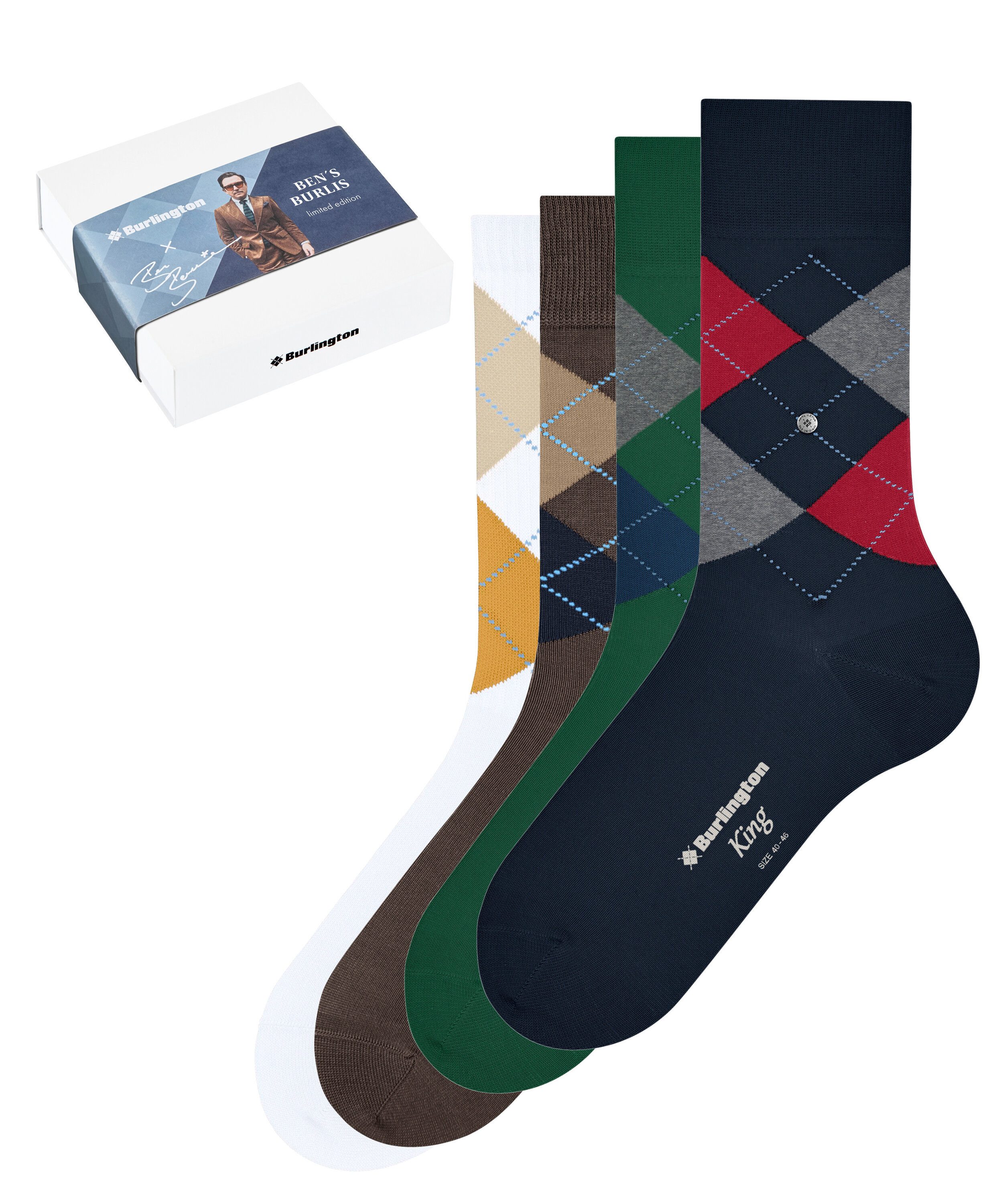 Burlington Socken Ben´s Burlis (4-Paar)