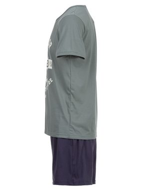 Henry Terre Schlafanzug Pyjama Set Shorty - Vintage Blaue Shorts