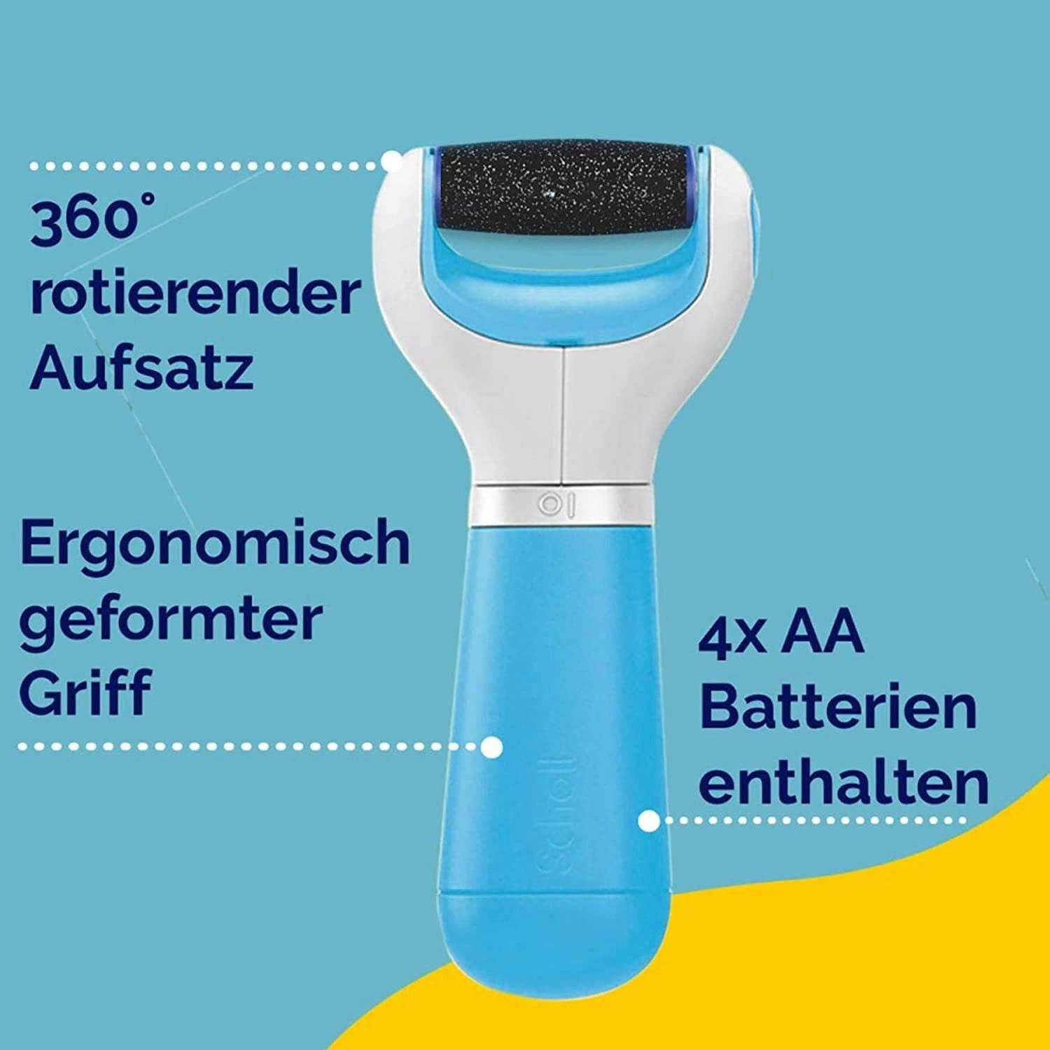 Scholl Elektrischer Hornhautentferner Expertcare blau