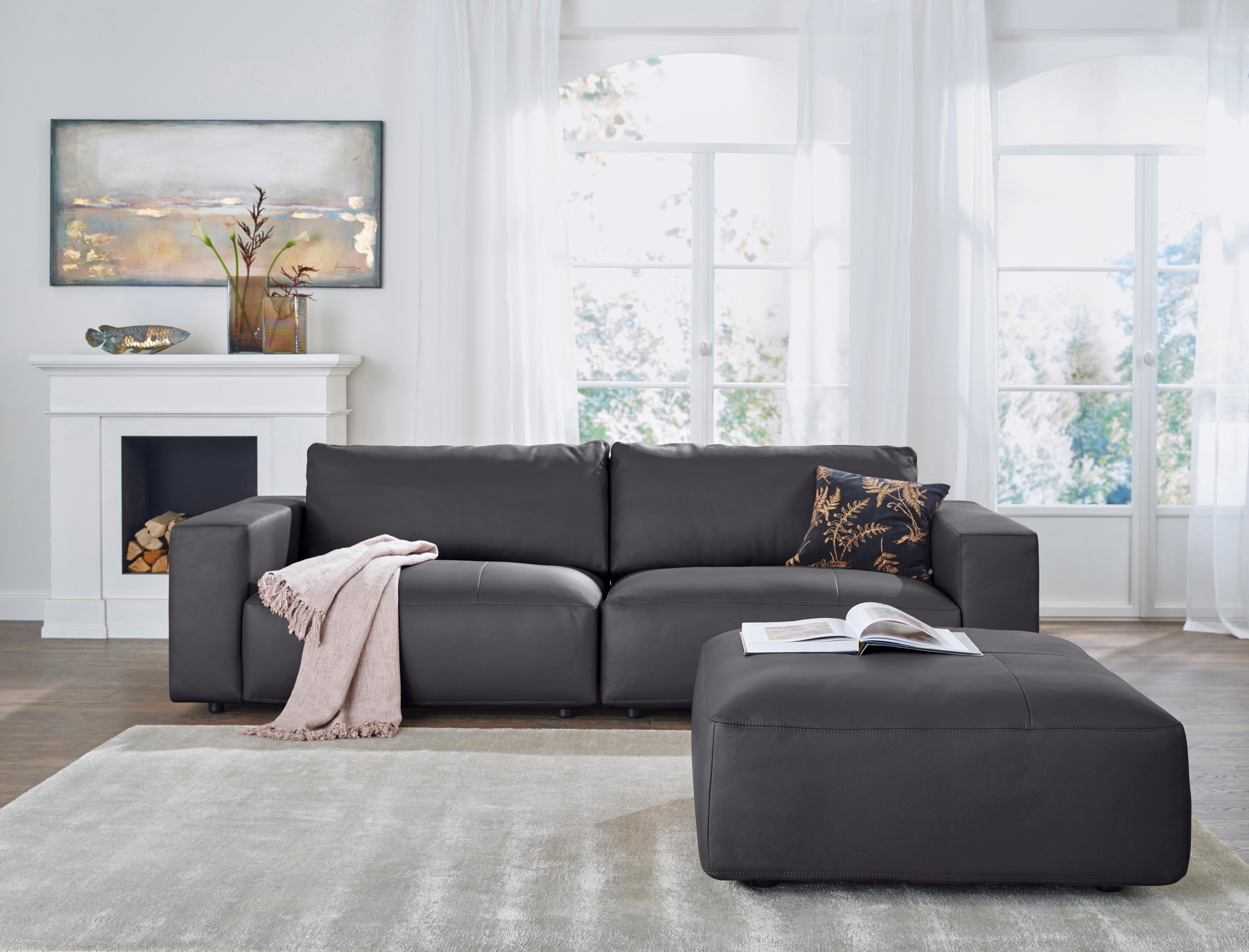 Qualitäten by Nähten, Big-Sofa in unterschiedlichen vielen 4 GALLERY M 3-Sitzer branded und LUCIA, Musterring
