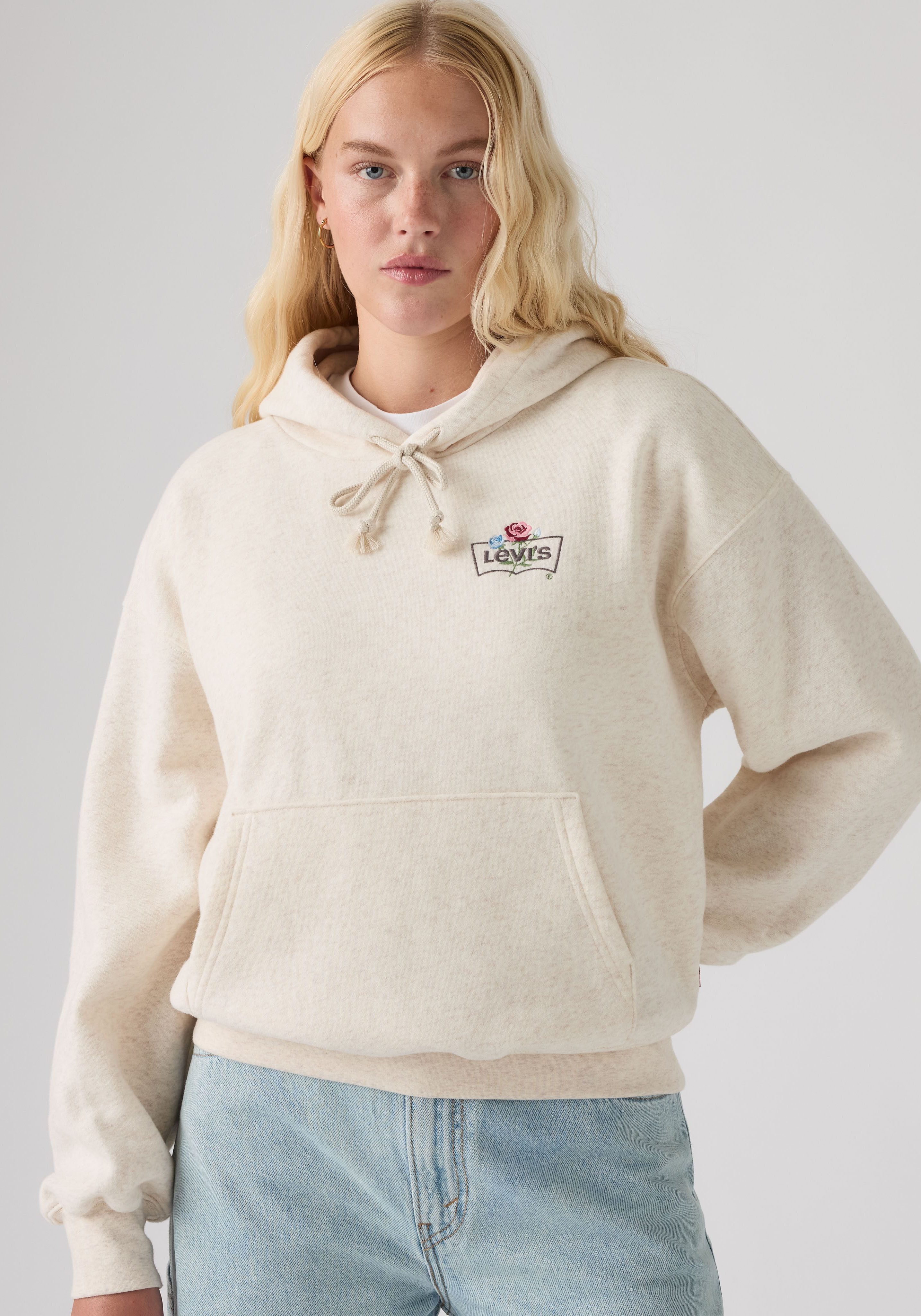 Levi's® Hoodie GR EVERYDAY HOODIE 2.0 Taillenbedeckt, schmal geschnitten