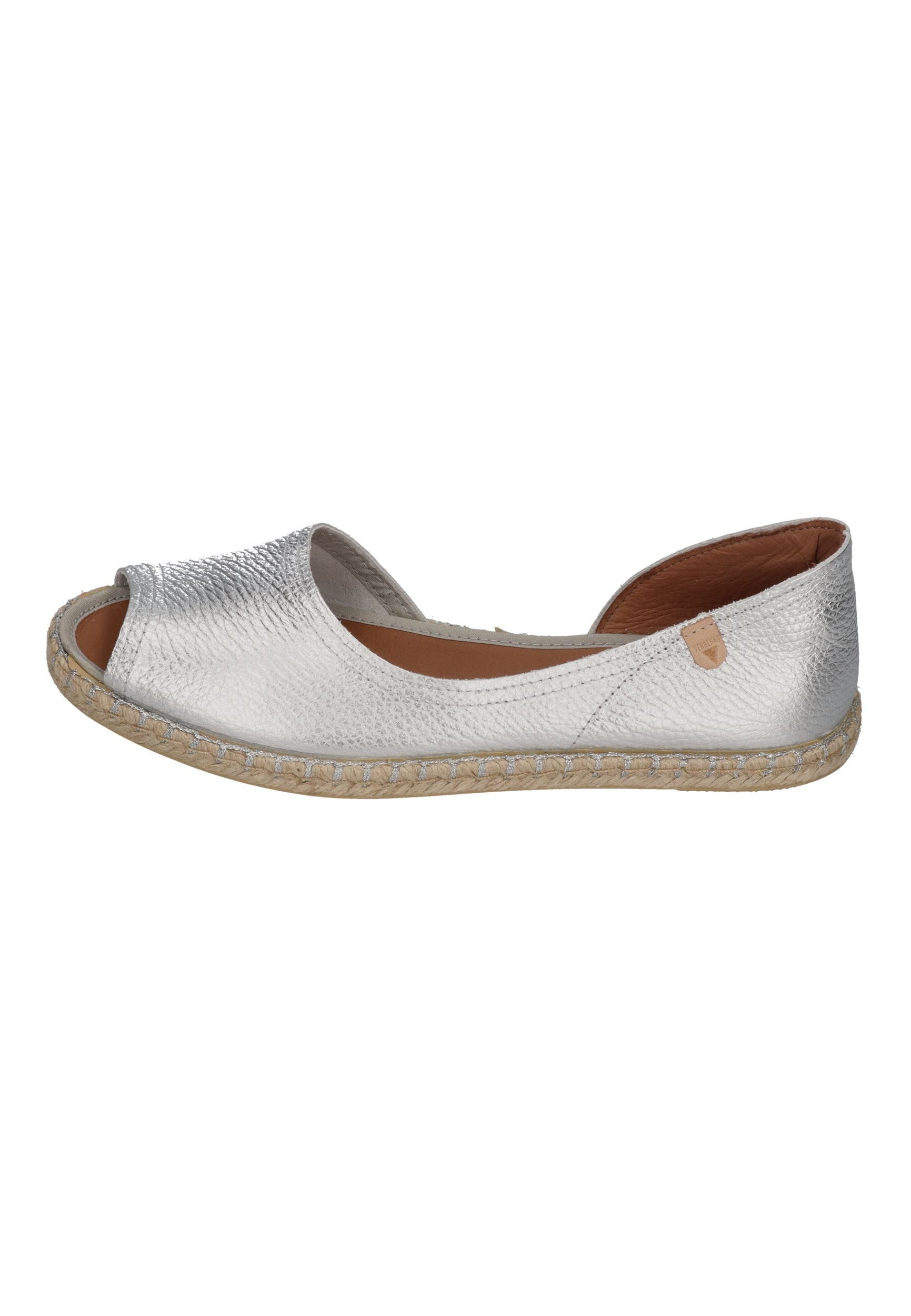 VERBENAS CRUZ nucleo metal al Espadrille Plata