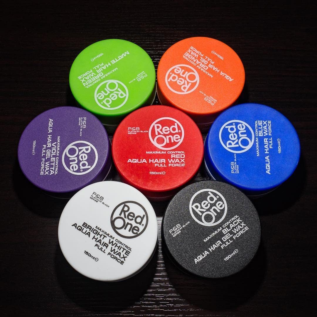 RedOne Haarwachs Haarwachs Styling Wax 150ml Orange, 3-tlg.