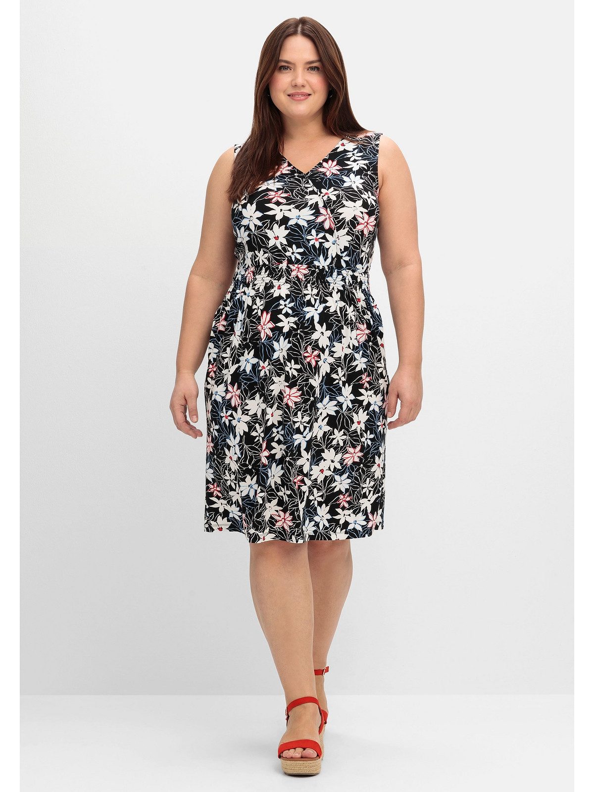 SHEEGO Jerseykleid Große Größen in Wickeloptik mehr