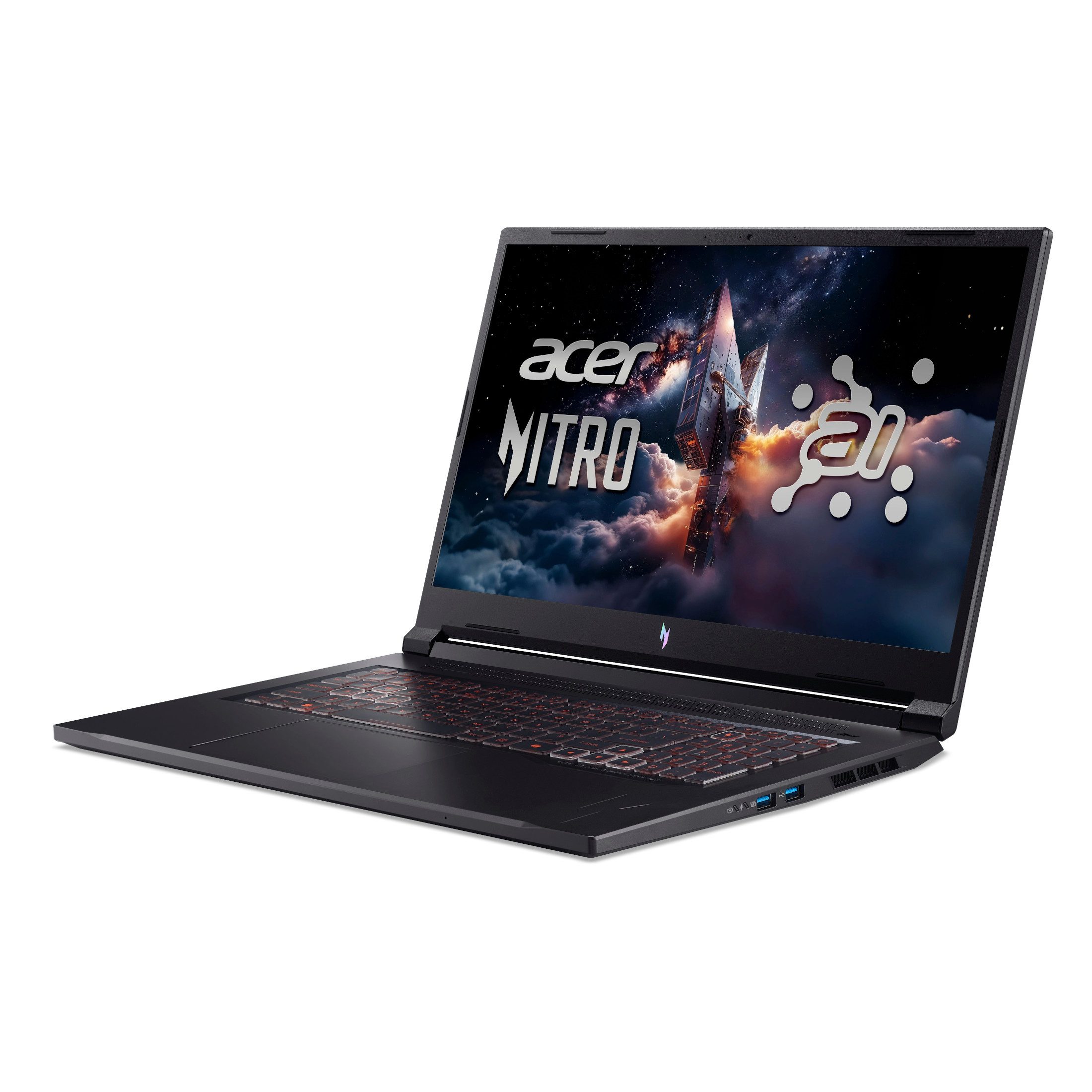 Acer Nitro V17 AI - 17,3" Full-HD - AMD Ryzen 5 240 - GeForce RTX 5050 Gaming-Notebook (43,95 cm/17,3 Zoll, AMD Ryzen™ 5 240, GeForce RTX™ 5050, 96 GB, 500 GB SSD)
