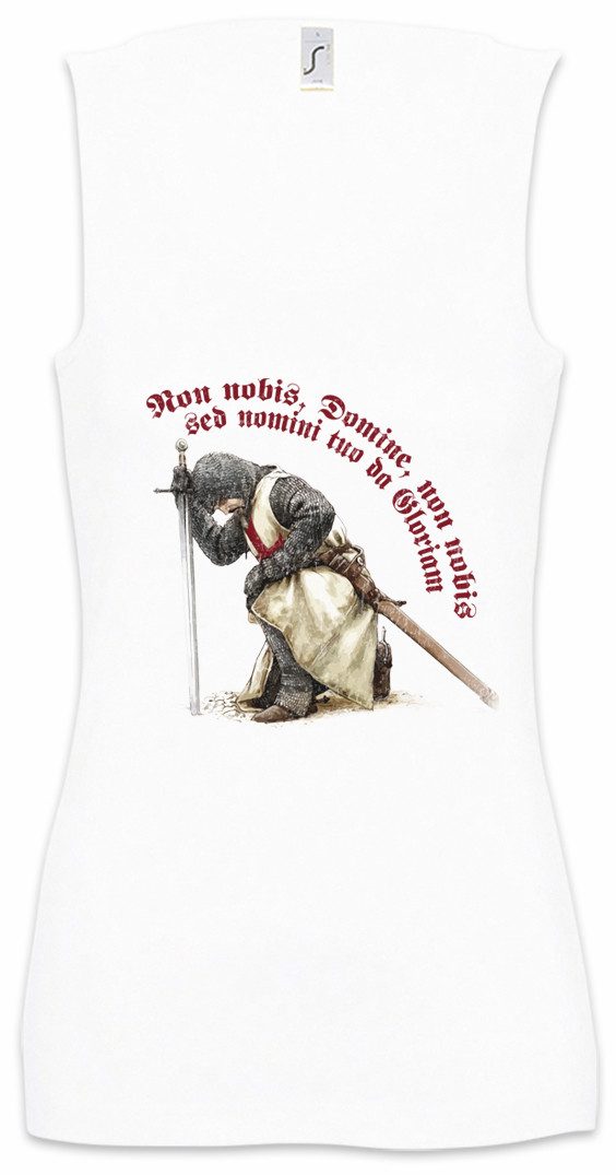 Tanktop Templar VII Ärmelloses Damen T-Shirt Cross Templerkreuz Knight Ritter