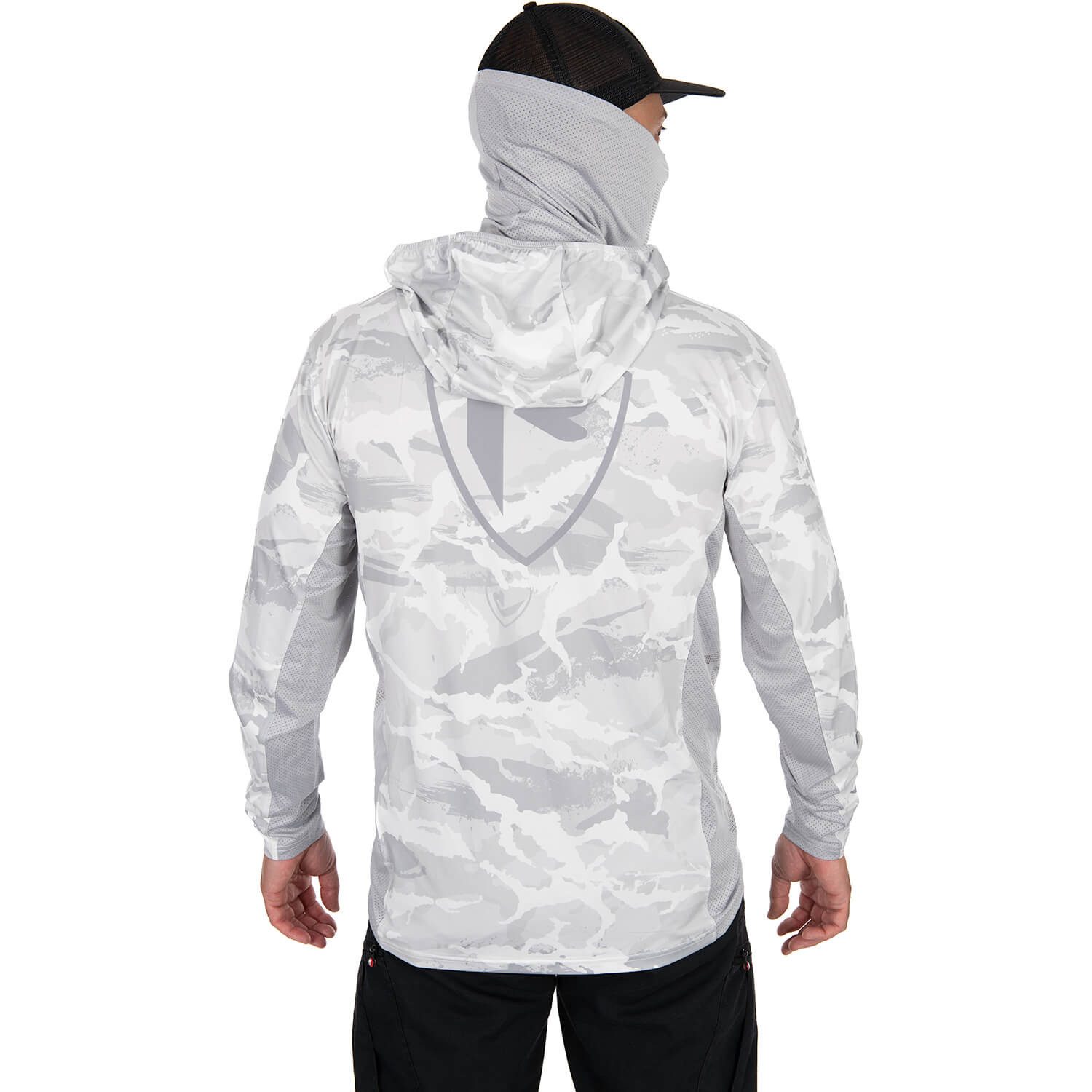 Fox Rage Kapuzenpullover Fox Rage UV Light Camo Hoodie Grau